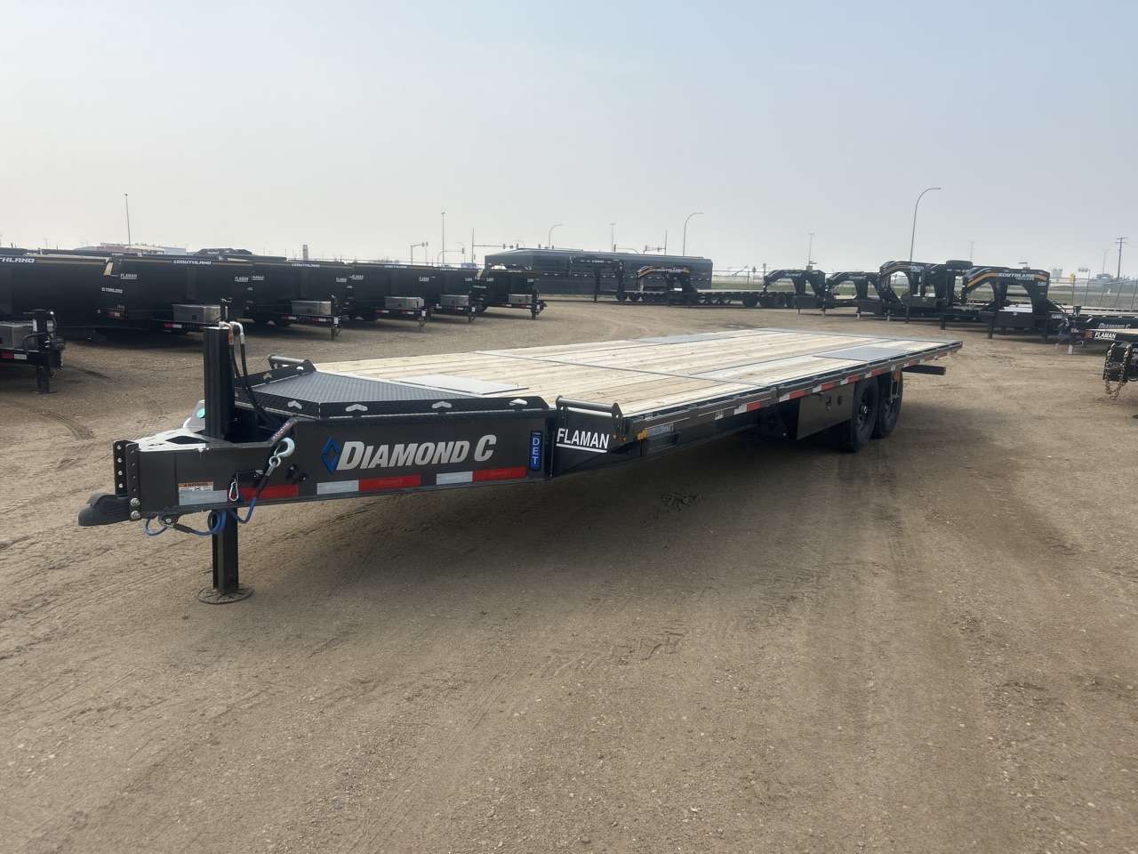 2026 Diamond C 26' (6' + 20') Partial Tilt Tandem 7K Trailer