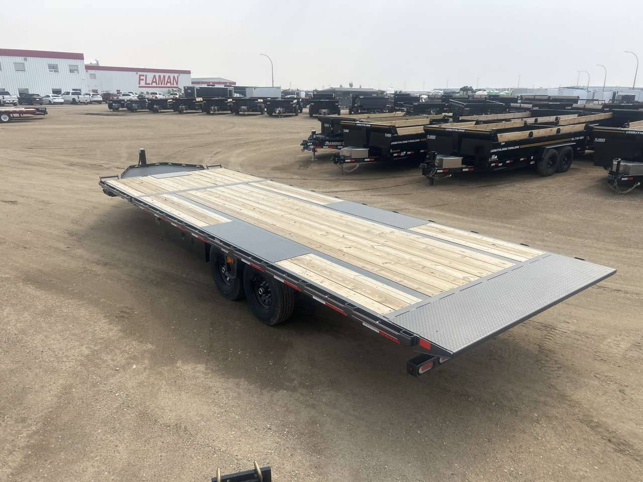 2026 Diamond C 26' (6' + 20') Partial Tilt Tandem 7K Trailer
