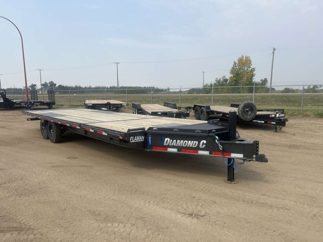 2026 Diamond C 26' (6' + 20') Partial Tilt Tandem 7K Trailer