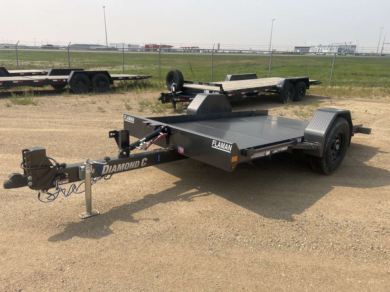2026 Diamond C 77" x 12' Full Tilt Trailer