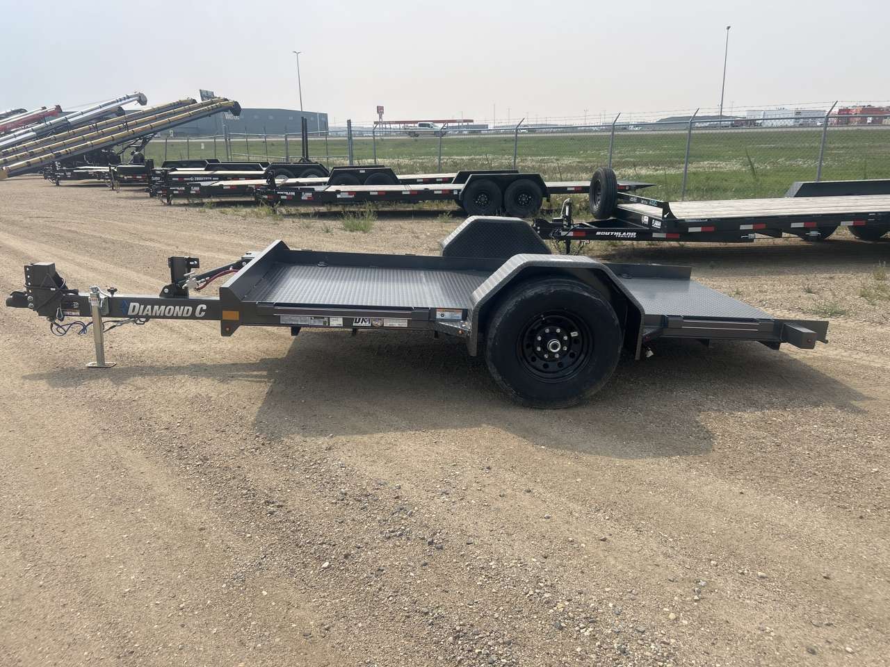 2026 Diamond C 77" x 12' Full Tilt Trailer