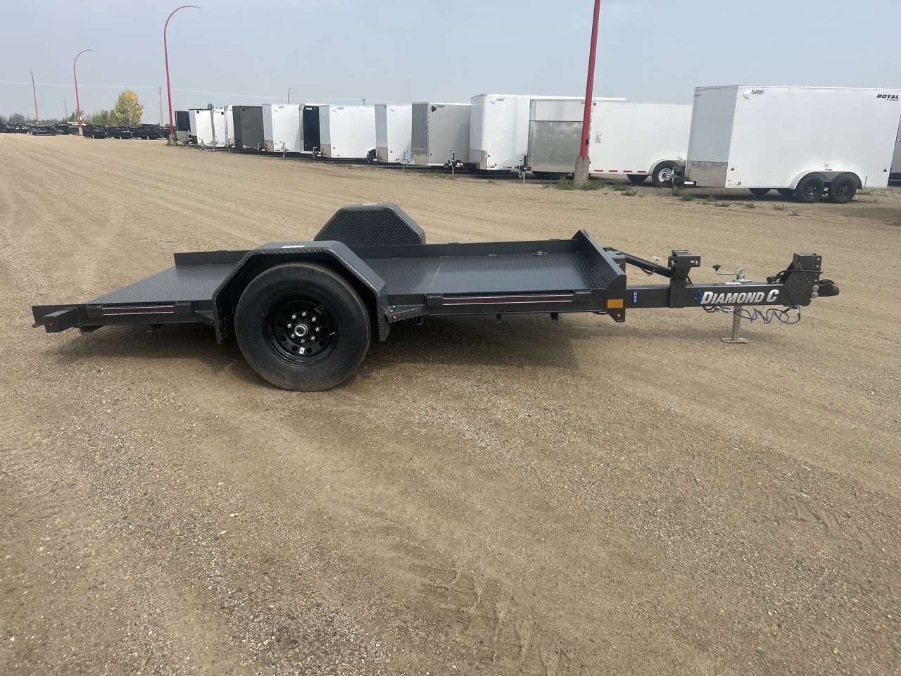 2026 Diamond C 77" x 12' Full Tilt Trailer