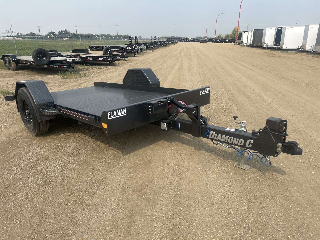 2026 Diamond C 77" x 12' Full Tilt Trailer