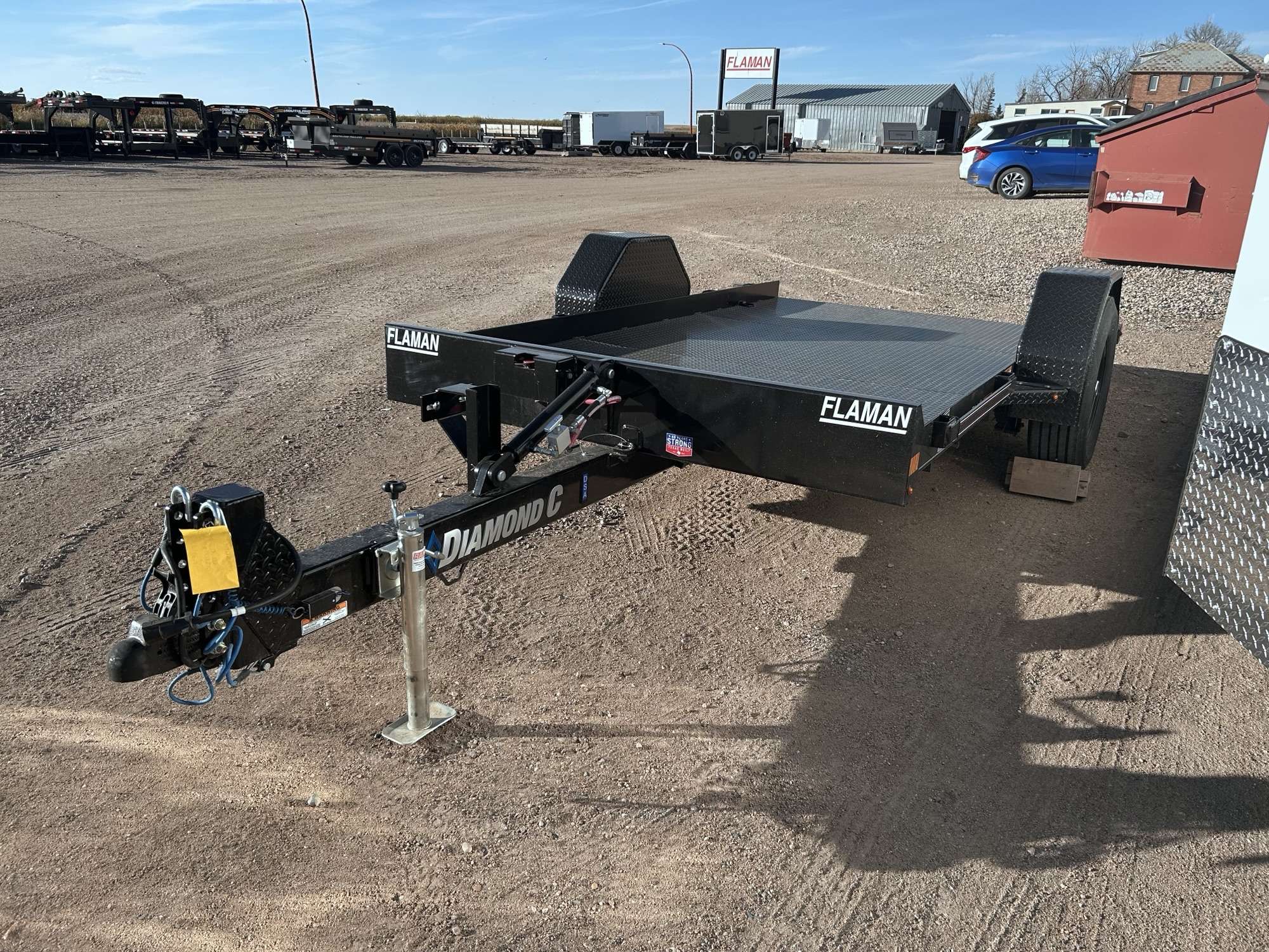 2026 Diamond C 77" x 12' Full Tilt Trailer