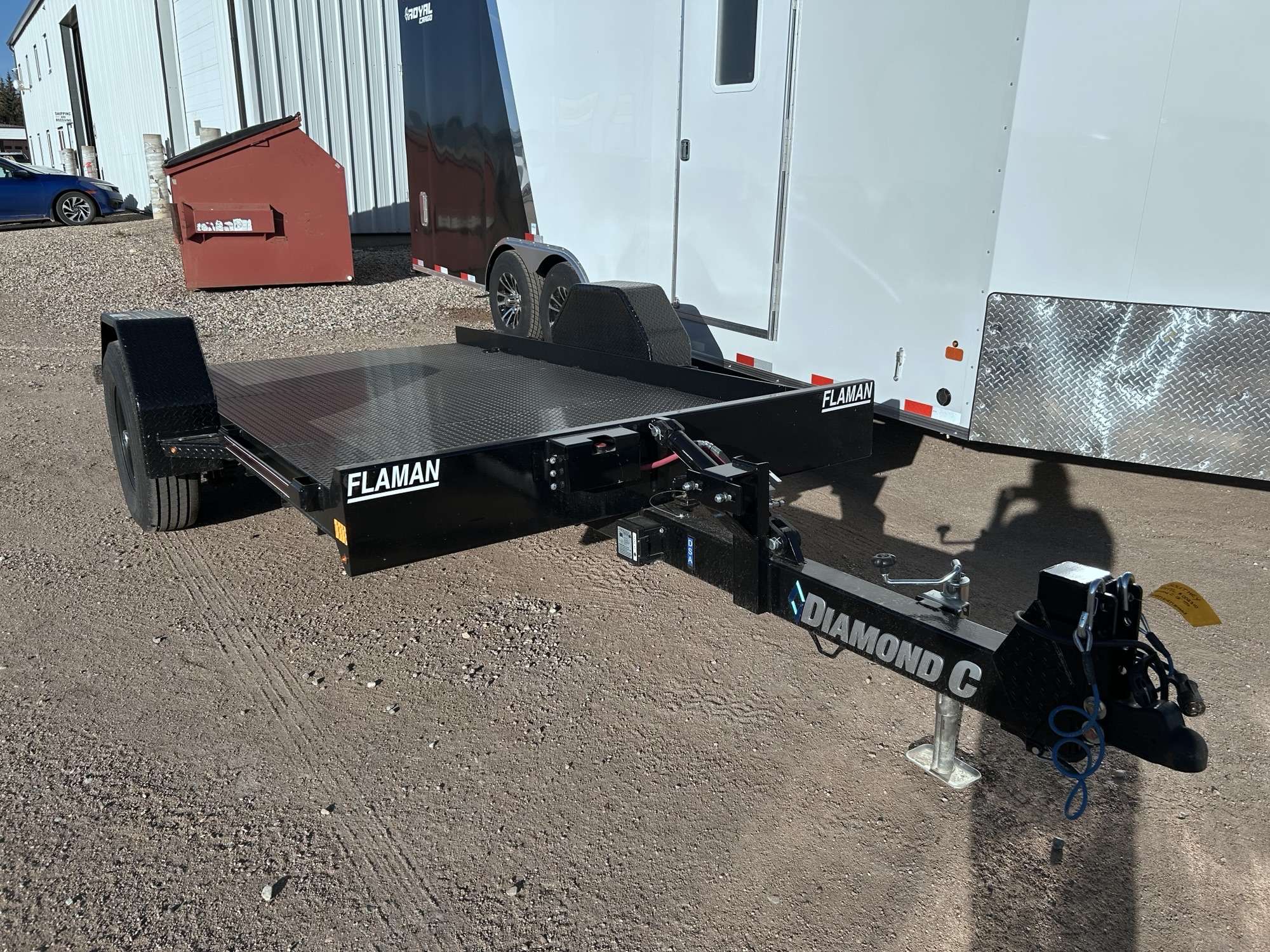 2026 Diamond C 77" x 12' Full Tilt Trailer