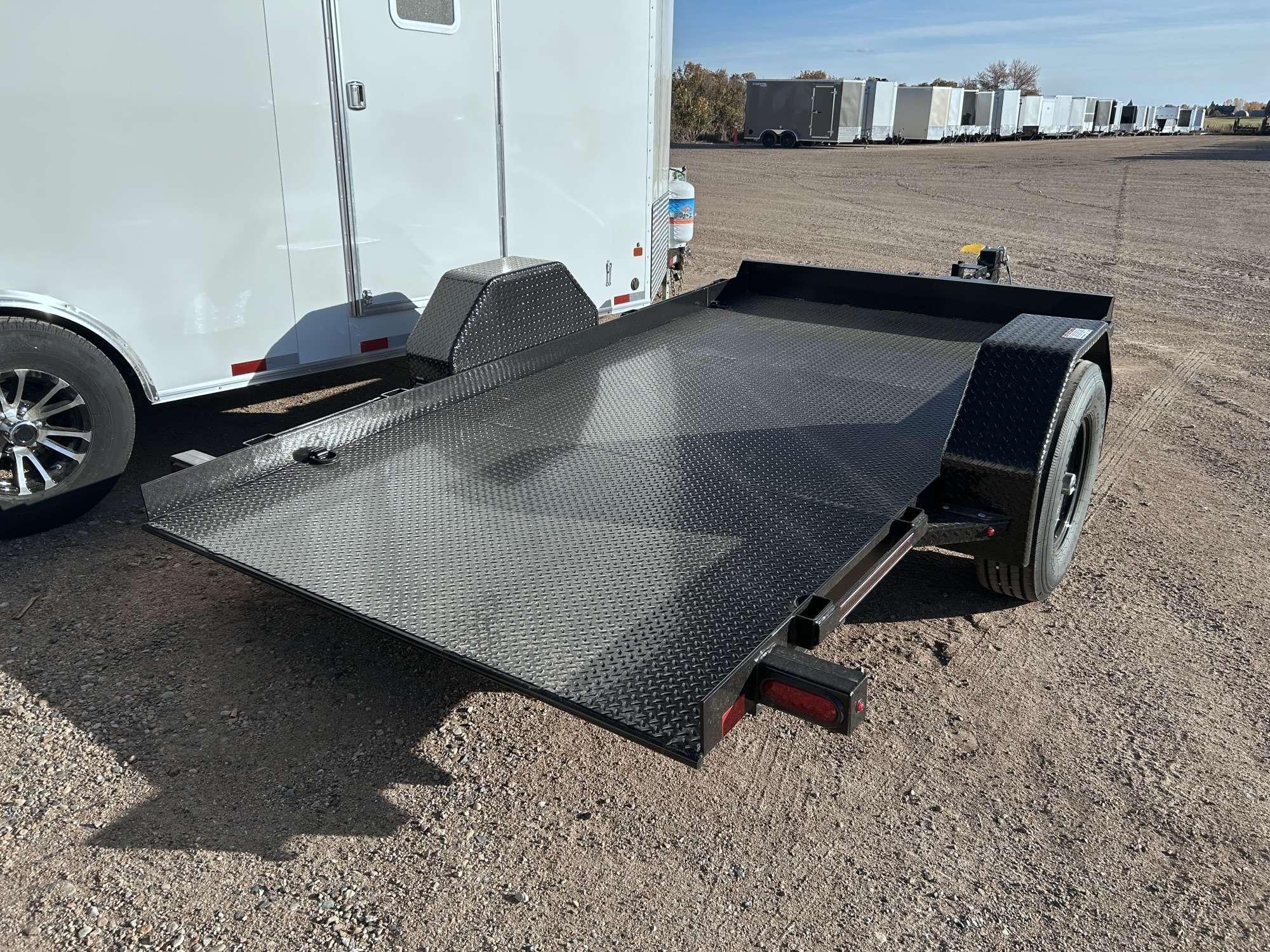 2026 Diamond C 77" x 12' Full Tilt Trailer