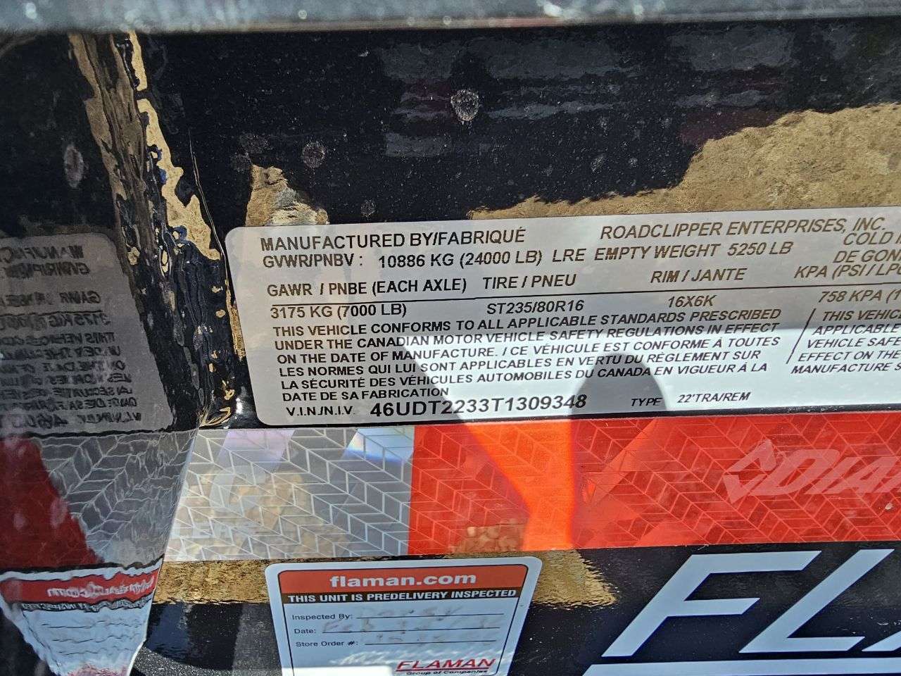 2026 Diamond C 8'6" x 22' Partial Tilt Trailer