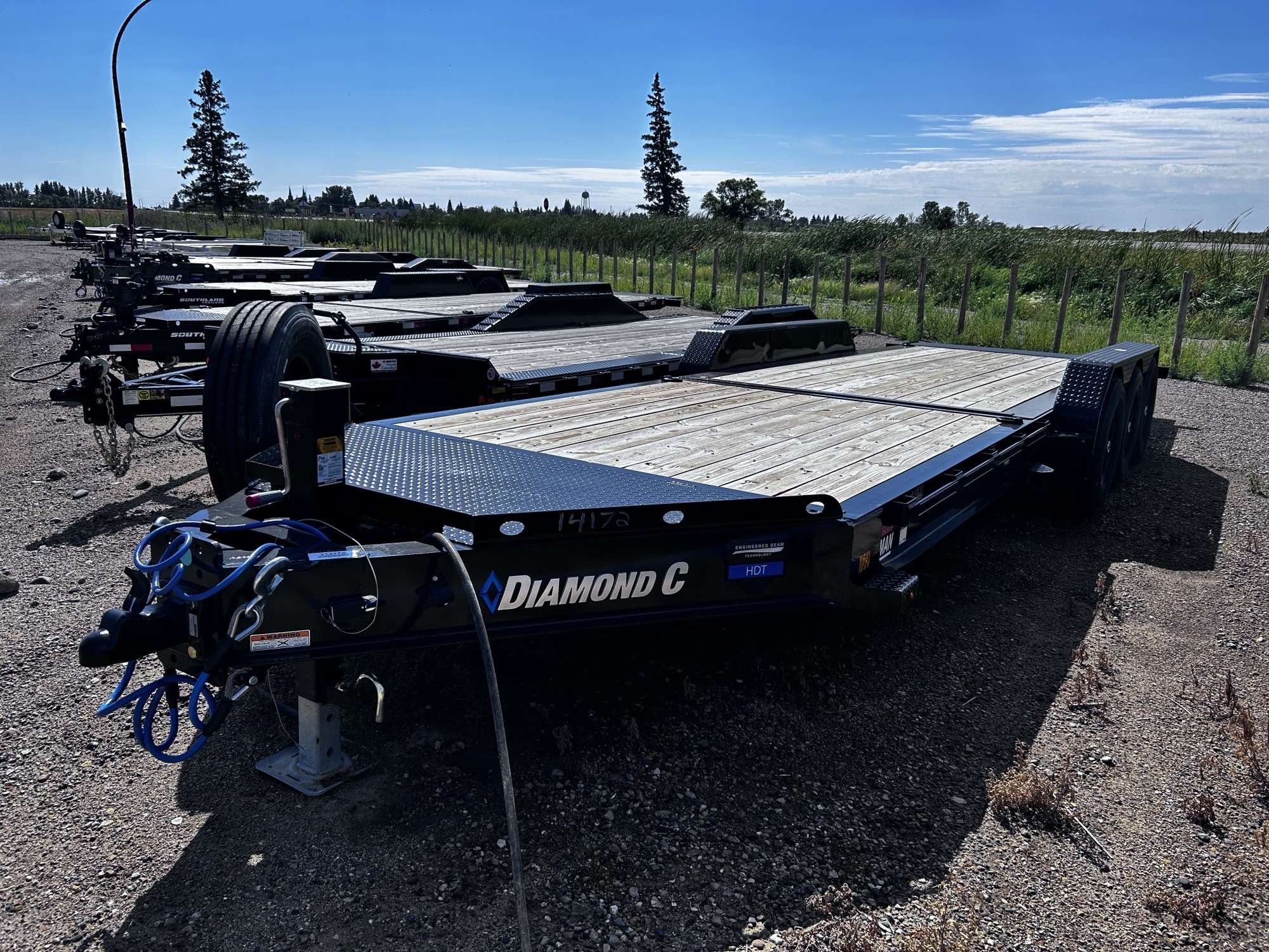 2026 Diamond C 8'6" x 24' Partial Tilt Trailer