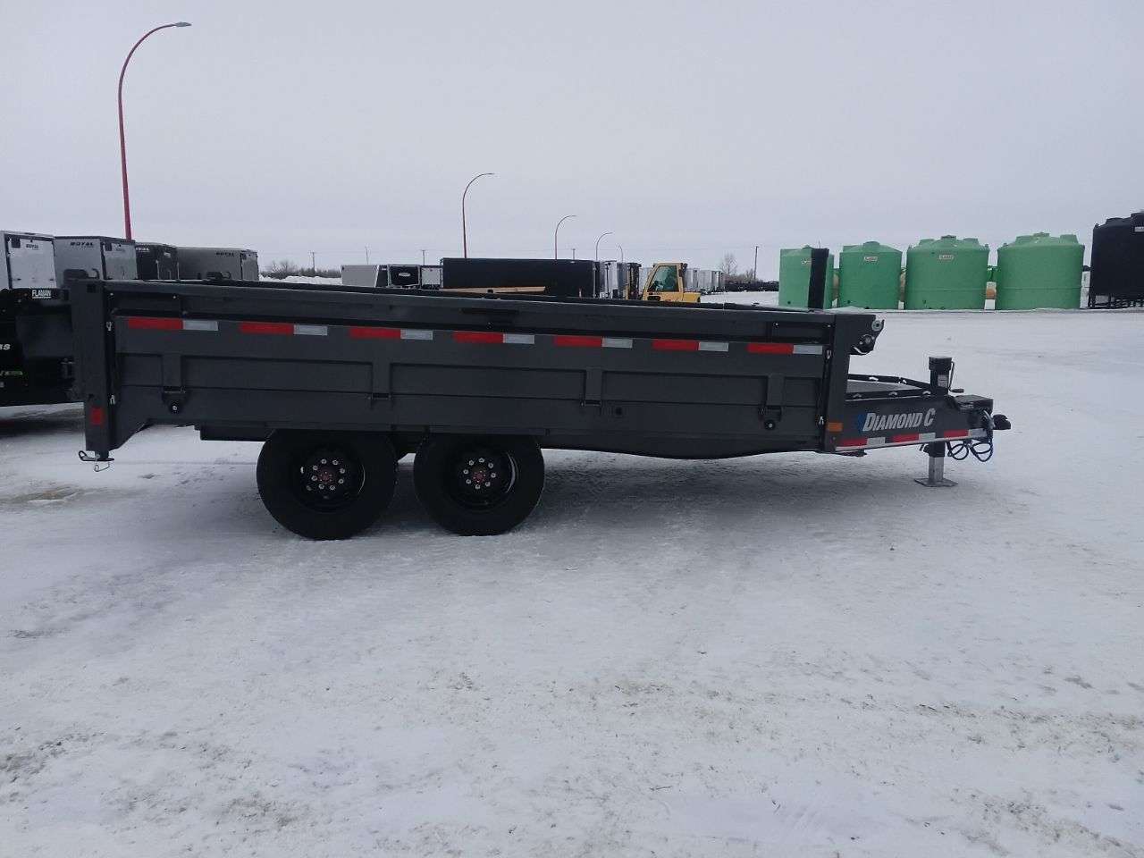 2026 Diamond C 96" x 14' Deckover Dump Trailer
