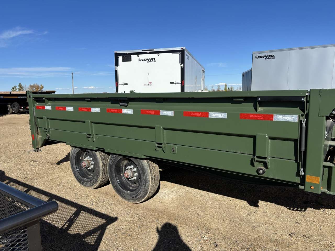 2026 Diamond C 96" x 14' Deckover Dump Trailer