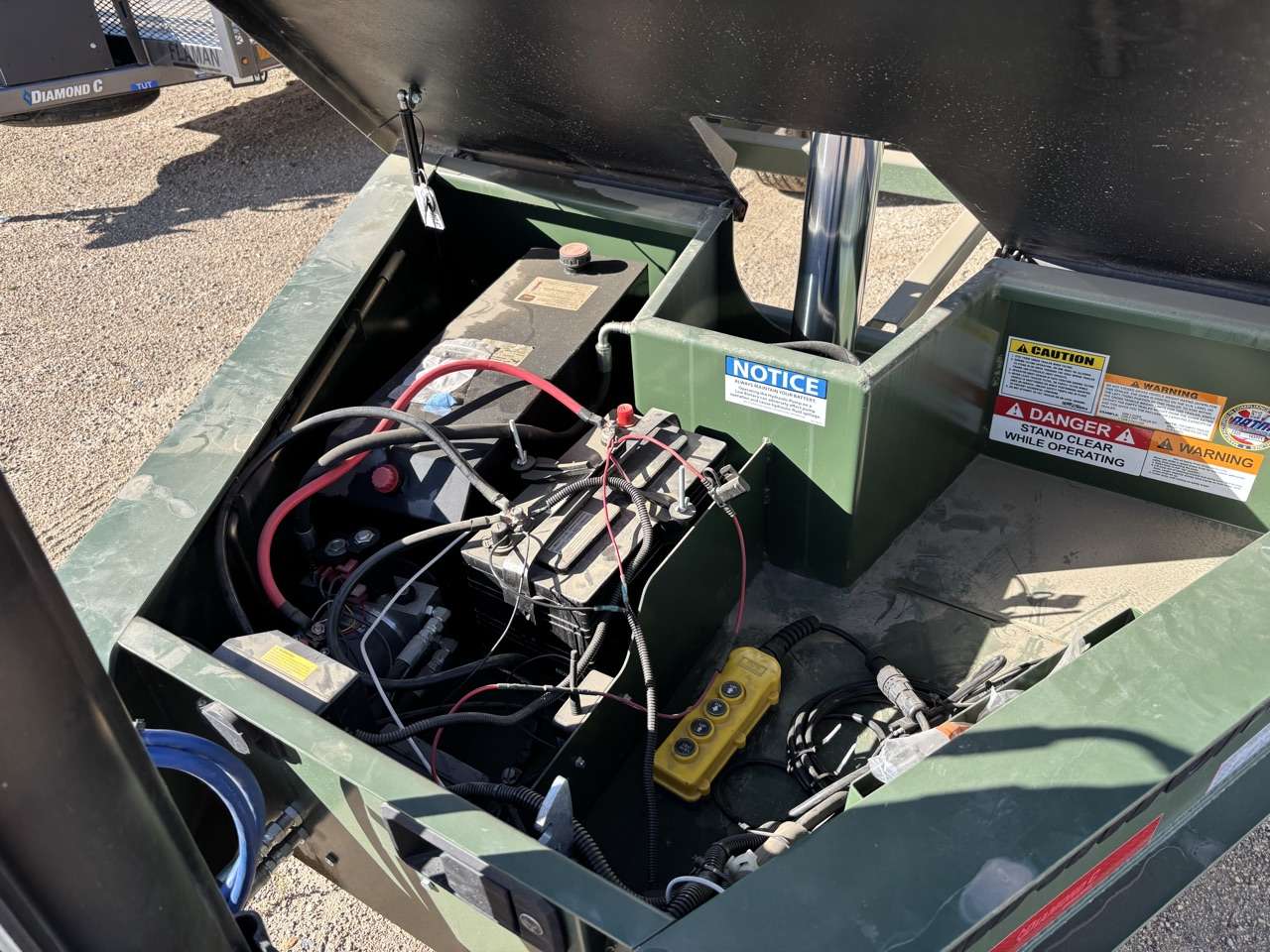 2026 Diamond C 96" x 14' Deckover Dump Trailer