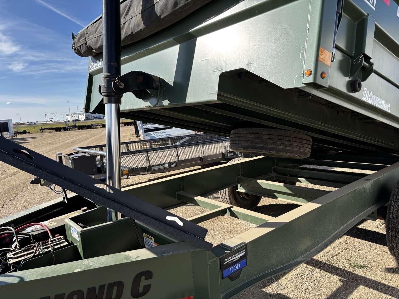 2026 Diamond C 96" x 14' Deckover Dump Trailer