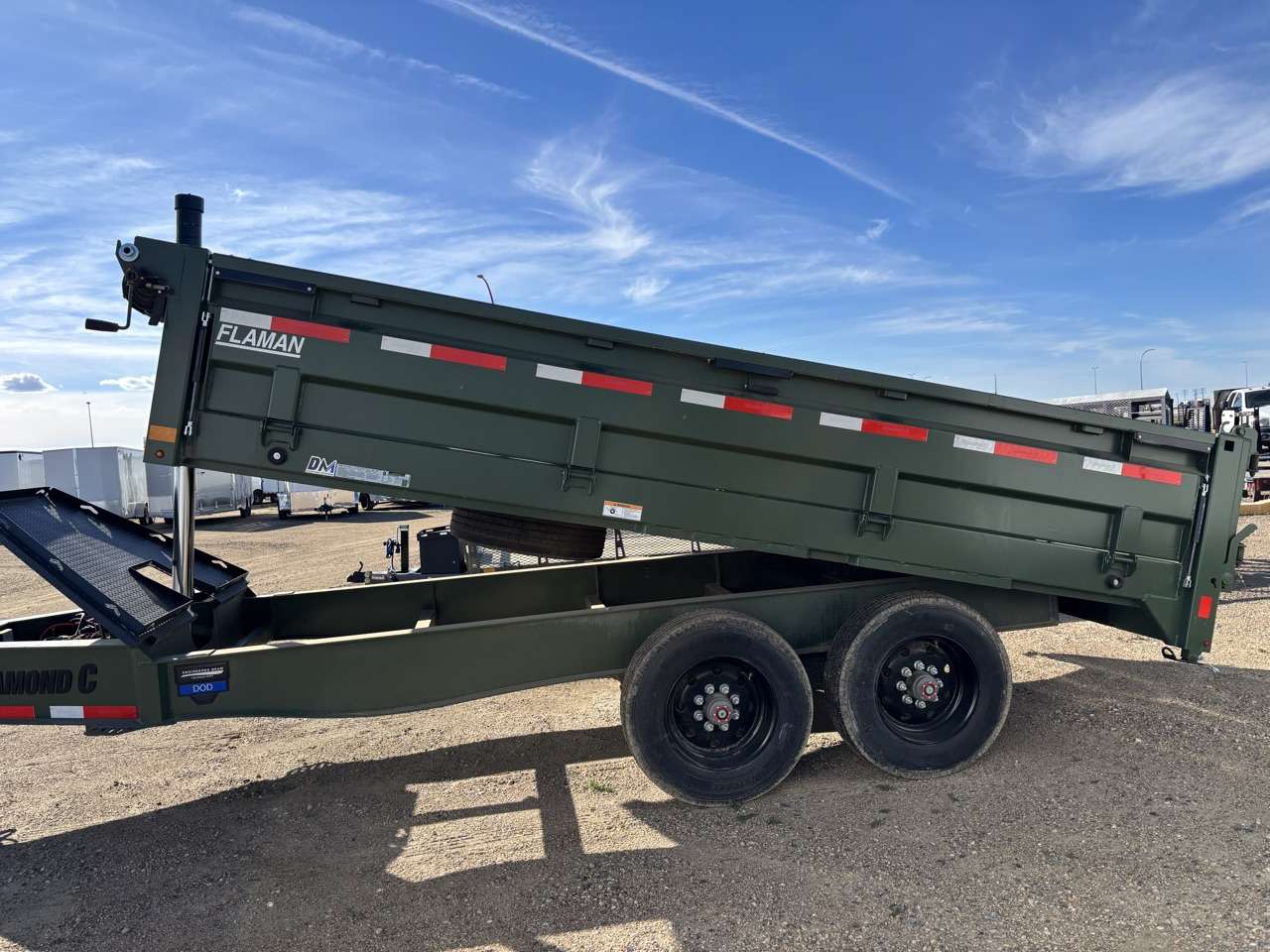 2026 Diamond C 96" x 14' Deckover Dump Trailer