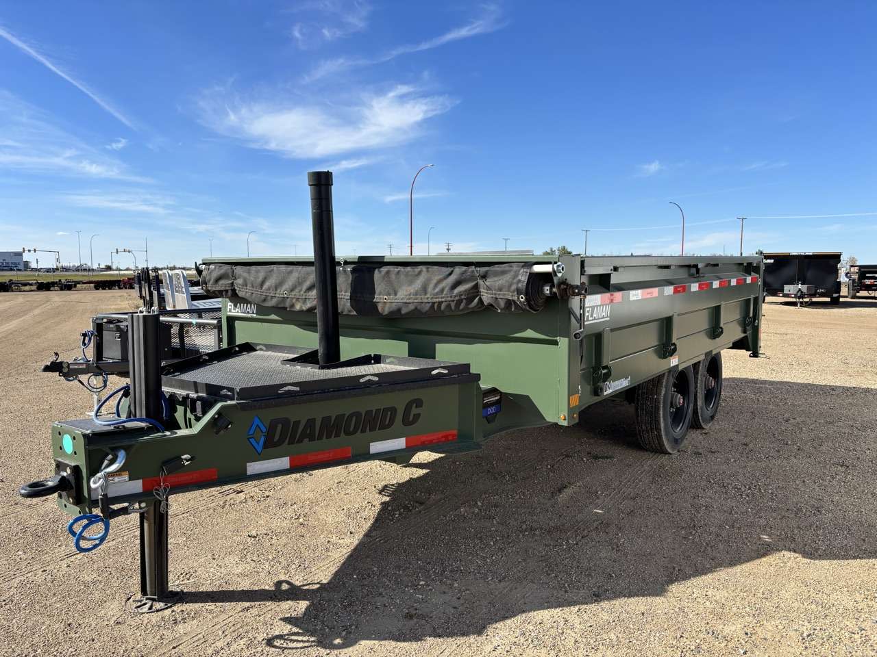 2026 Diamond C 96" x 14' Deckover Dump Trailer