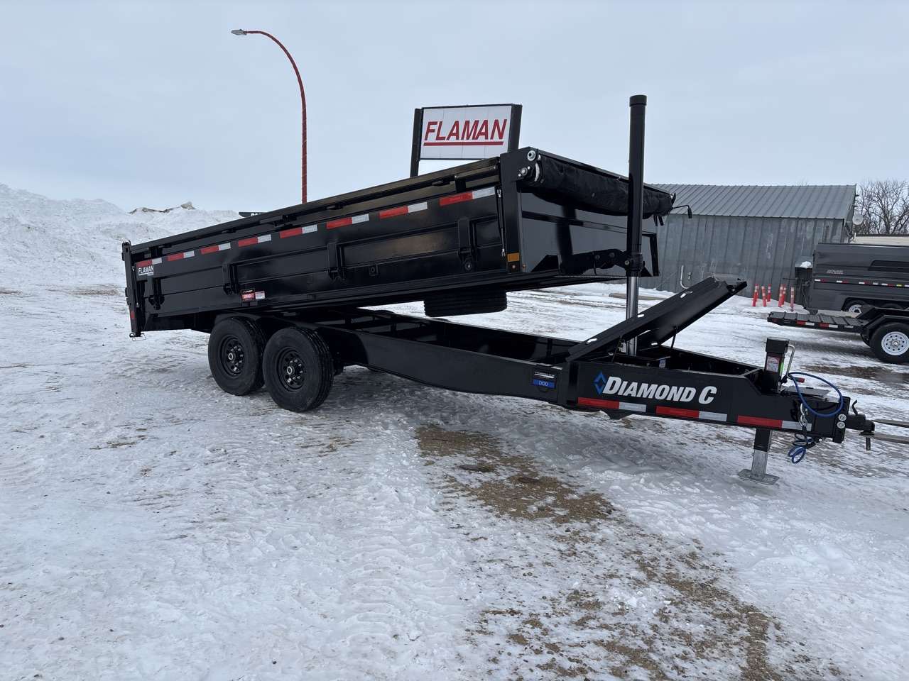 2026 Diamond C 96" x 16' Deckover Dump Trailer