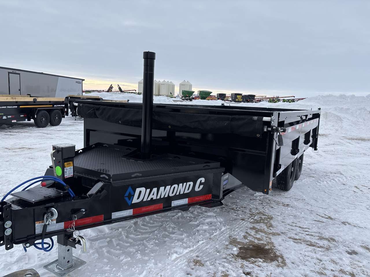 2026 Diamond C 96" x 16' Deckover Dump Trailer