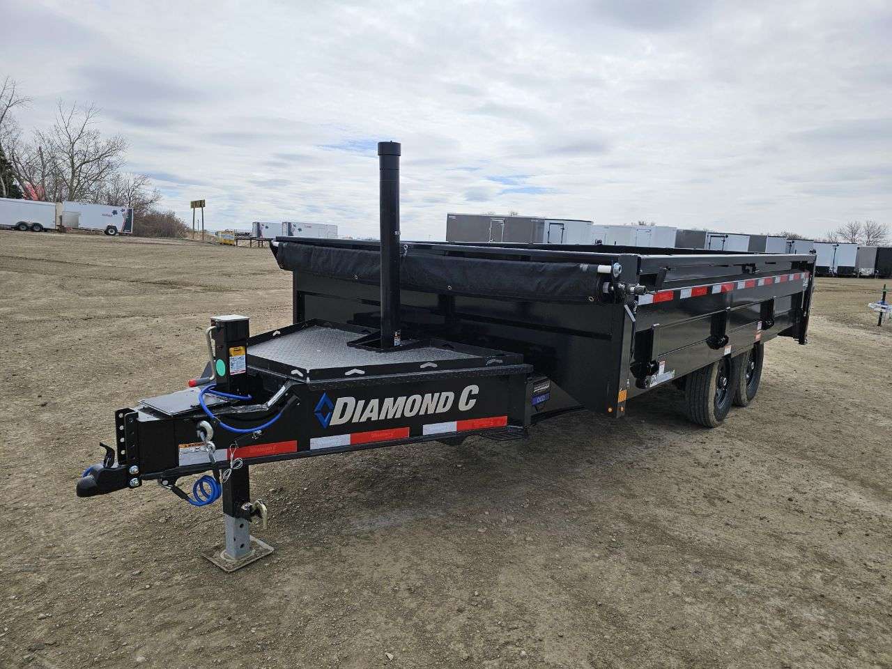 2026 Diamond C 96" x 16' Deckover Dump Trailer