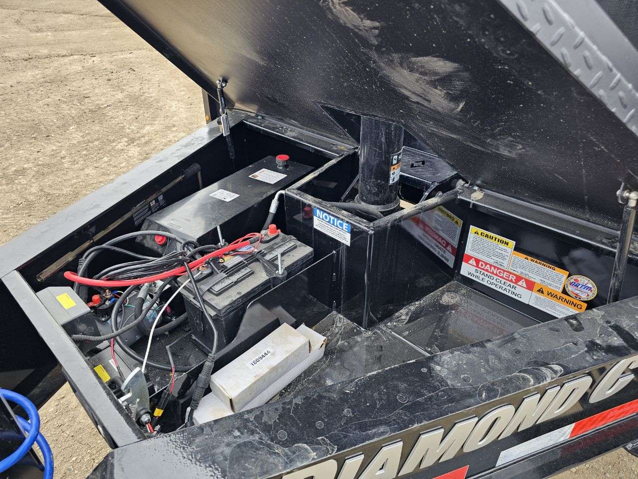 2026 Diamond C 96" x 16' Deckover Dump Trailer
