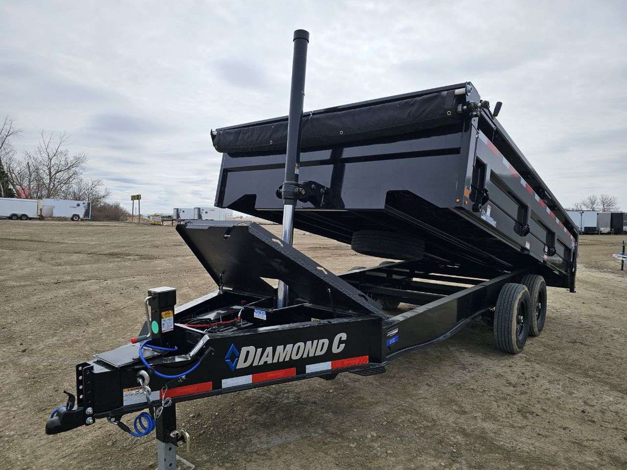 2026 Diamond C 96" x 16' Deckover Dump Trailer