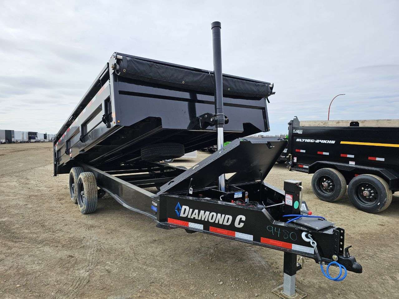 2026 Diamond C 96" x 16' Deckover Dump Trailer