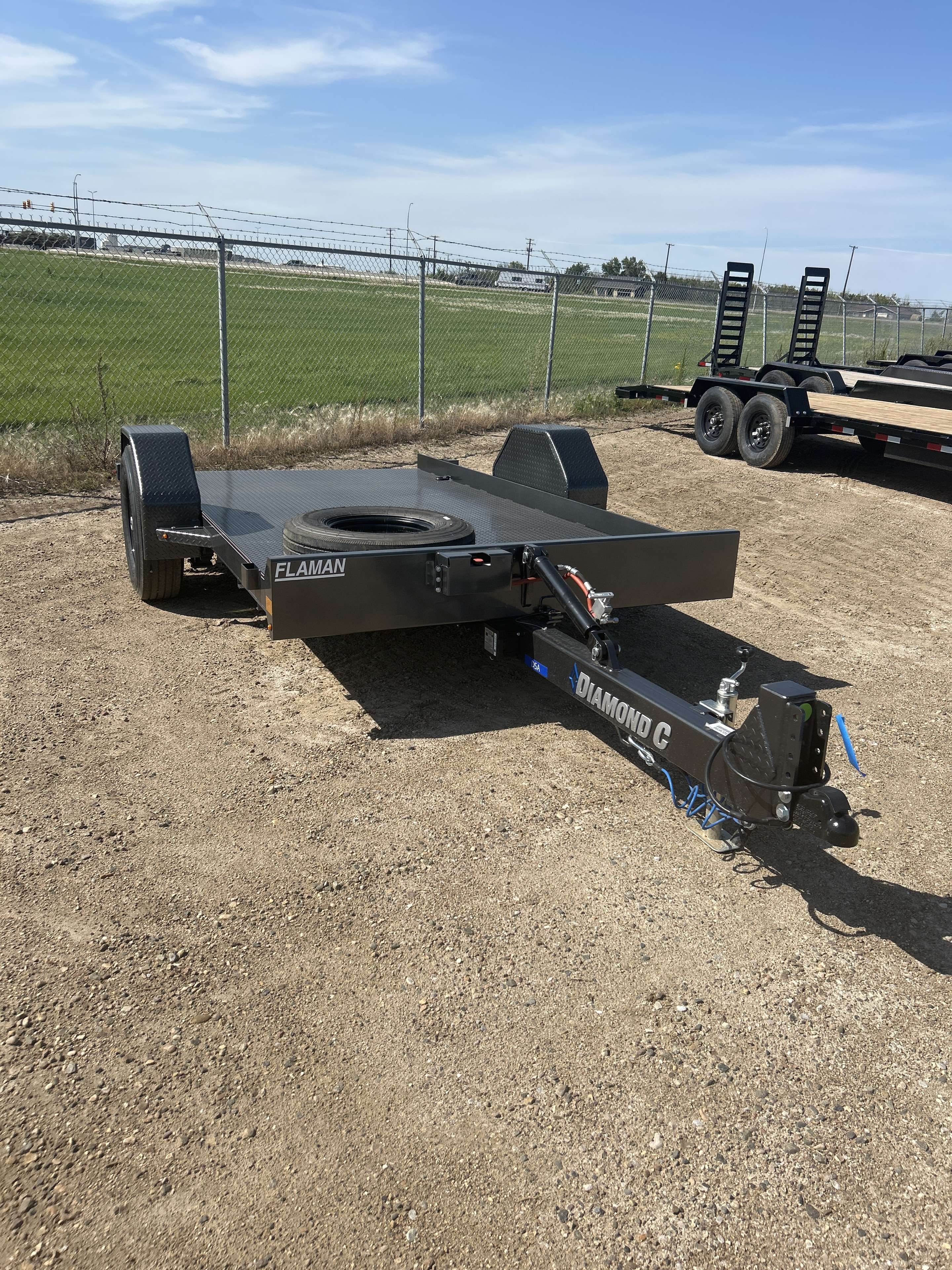 2026 Diamond C DSA 77" x 12' Full Tilt Trailer