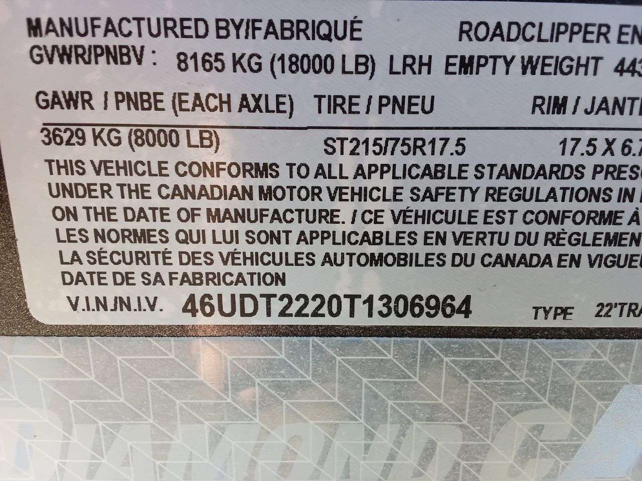 2026 Diamond C HDT 8'6" x 22' Partial Tilt Trailer