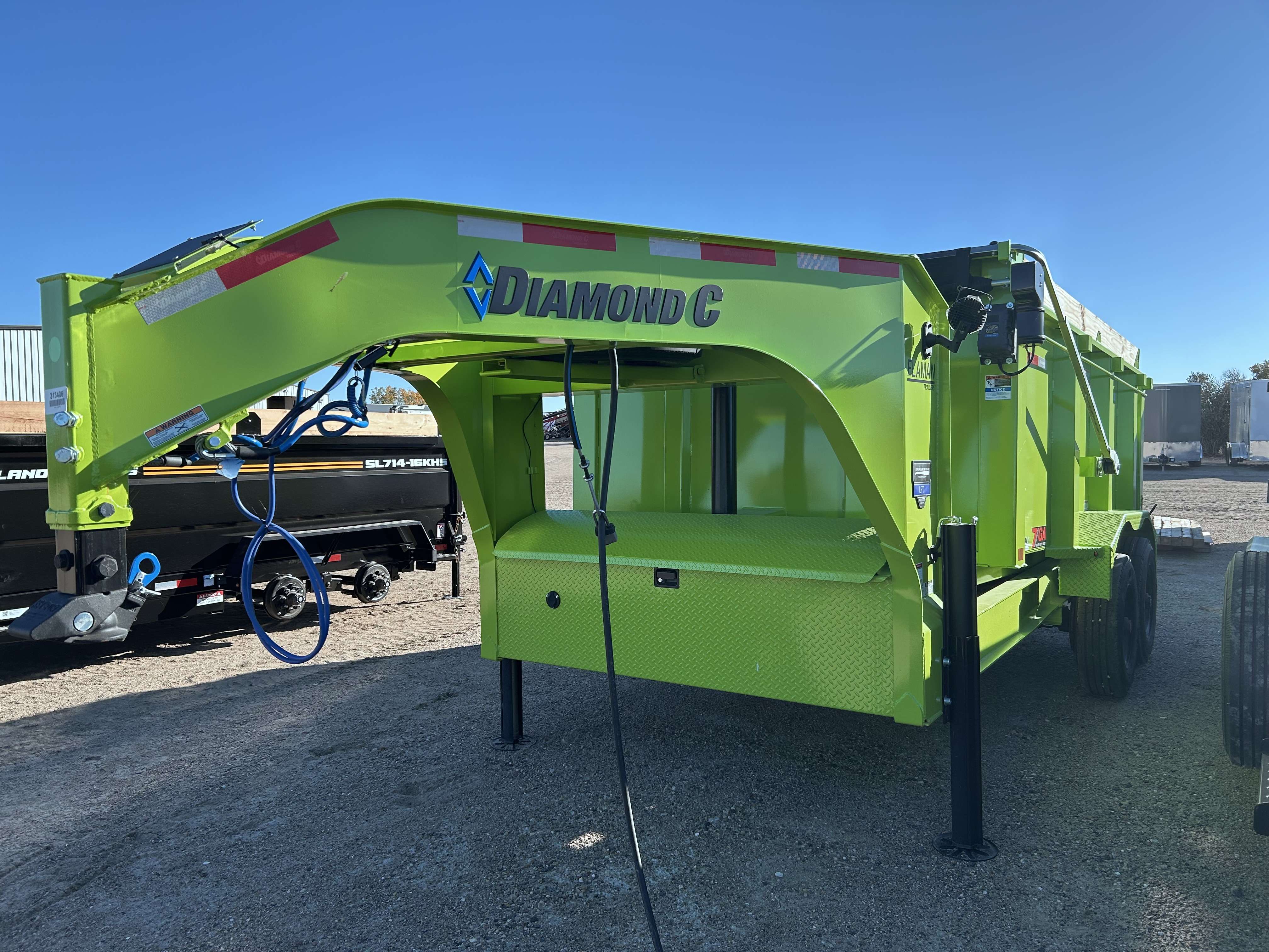 2026 Diamond C Heavy Duty Telescopic Dump Trailer