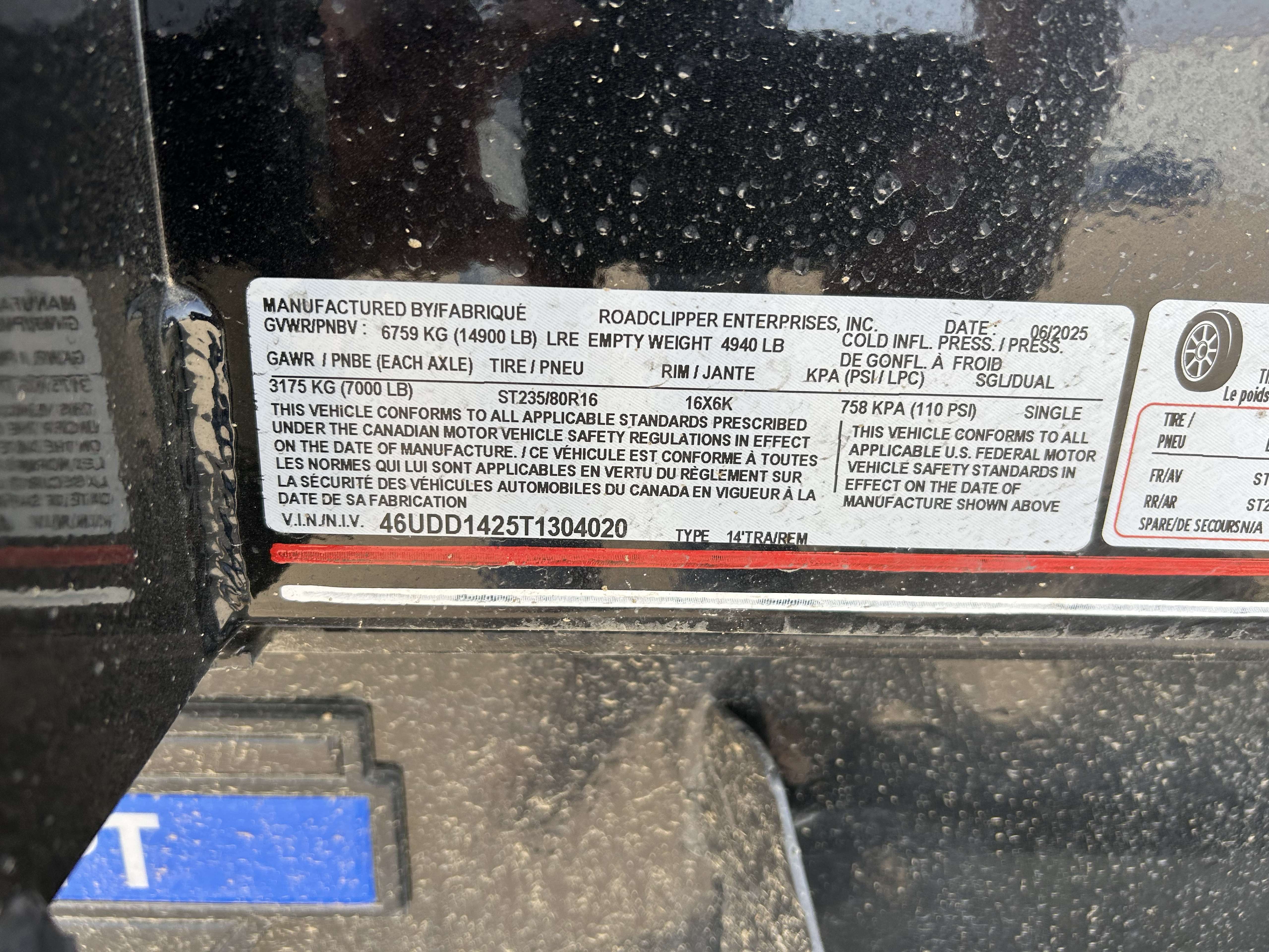 2026 Diamond C LPT 82" x 14' Dump Trailer