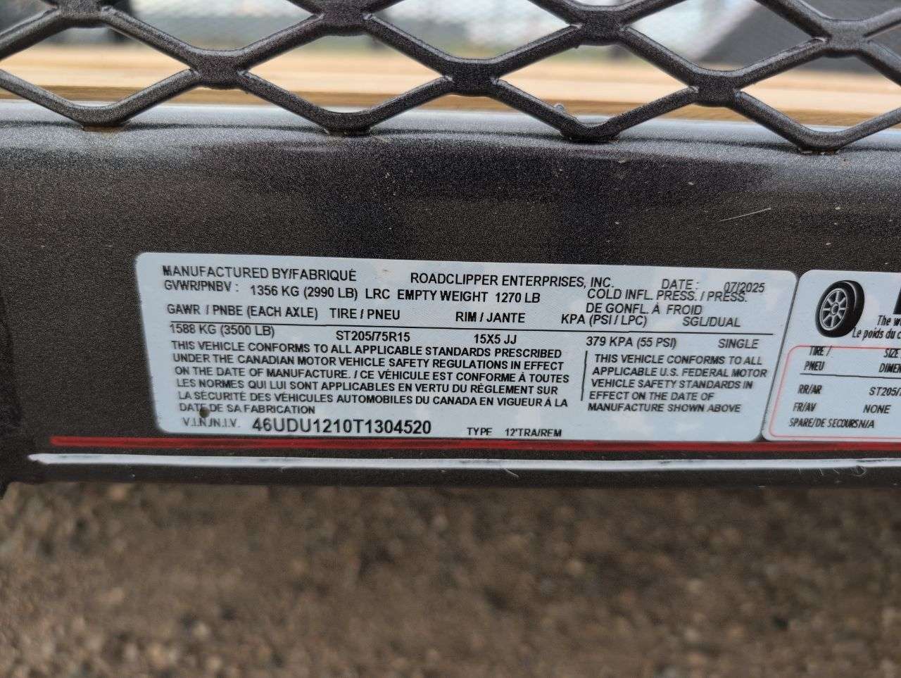 2026 Diamond C PSA 83" x 12' Utility Trailer