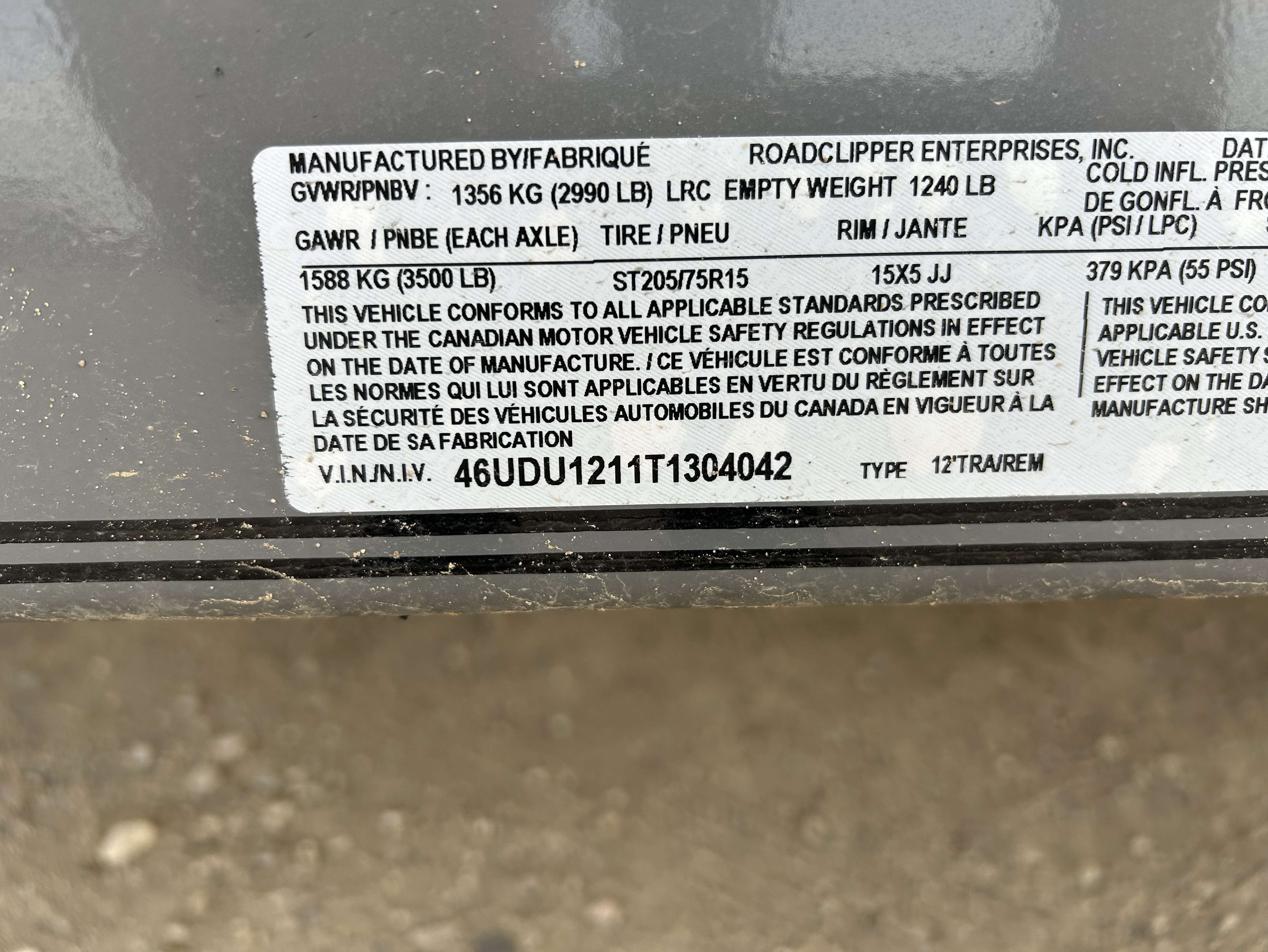 2026 Diamond C PSA 83" x 12' Utility Trailer