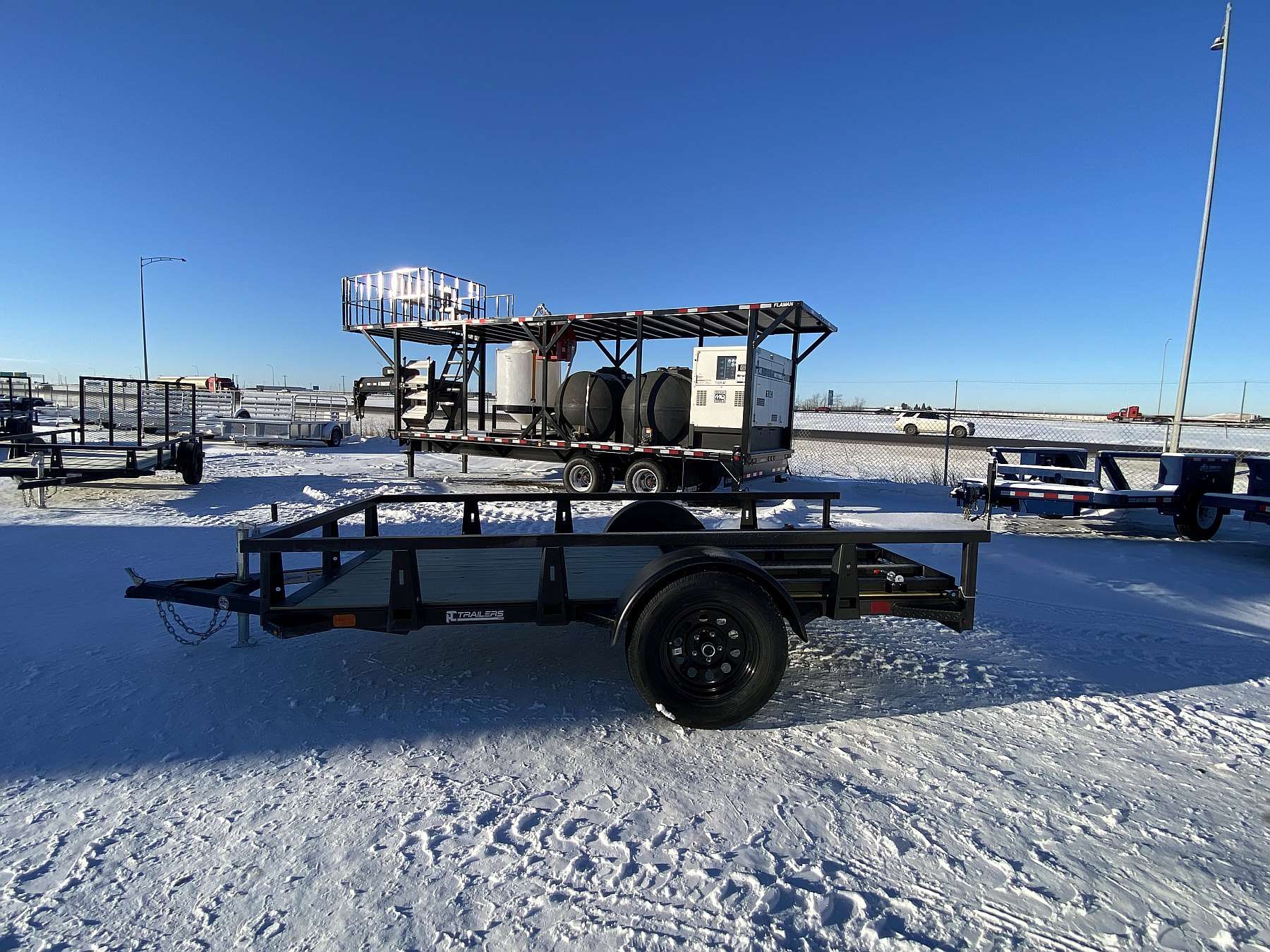 2026 HTC 5'x10' Steel Utility Trailer