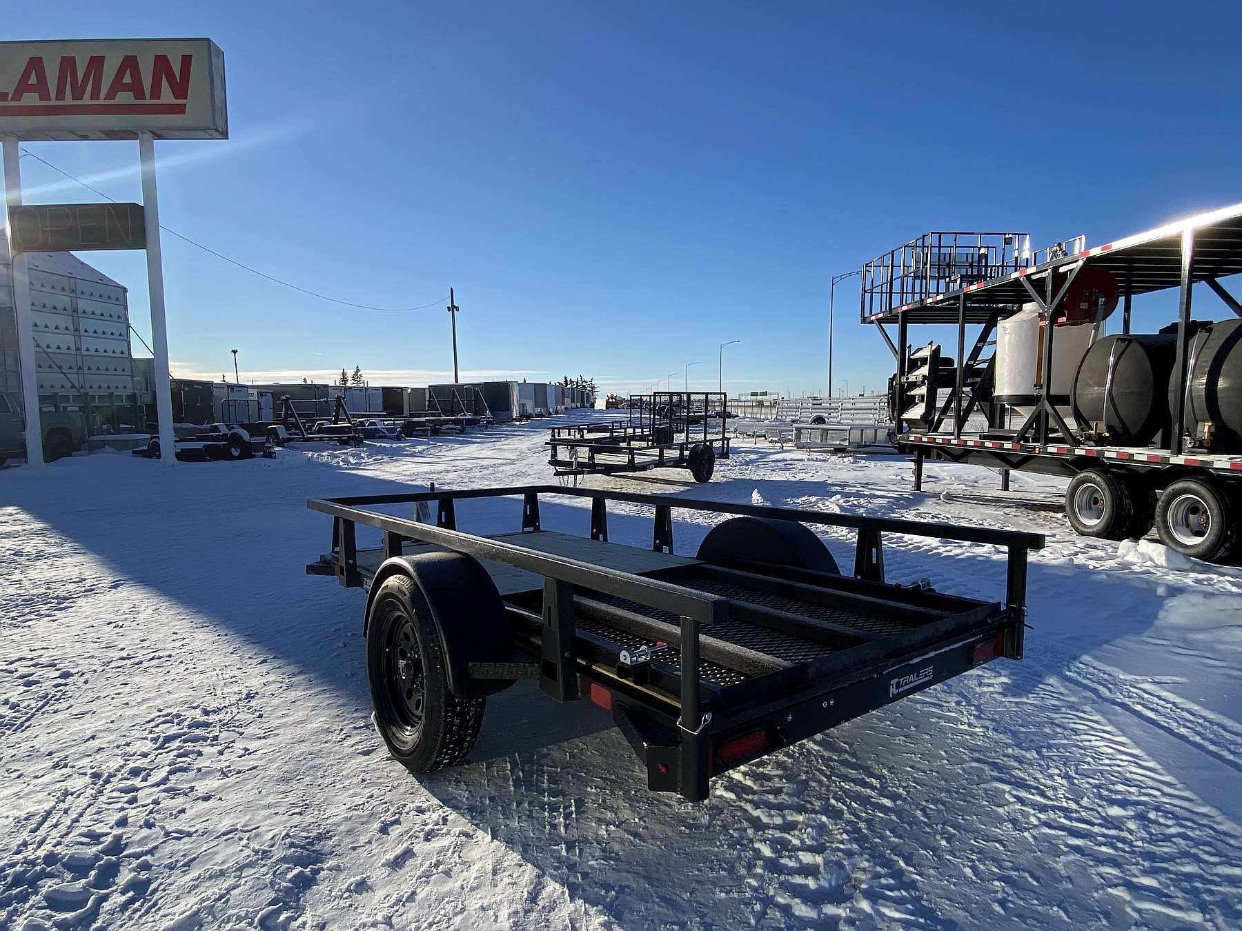 2026 HTC 5'x10' Steel Utility Trailer