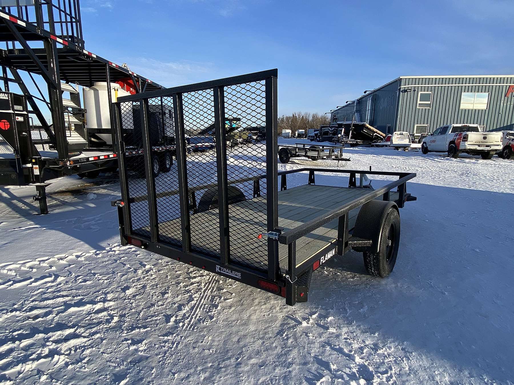 2026 HTC 6'x12' Steel Utility Trailer