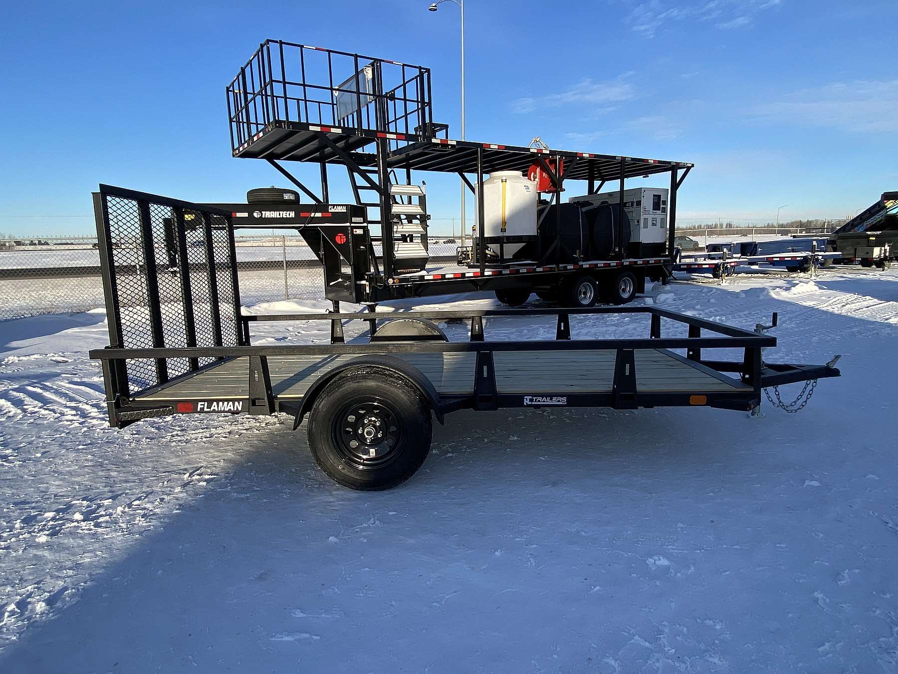 2026 HTC 6'x12' Steel Utility Trailer