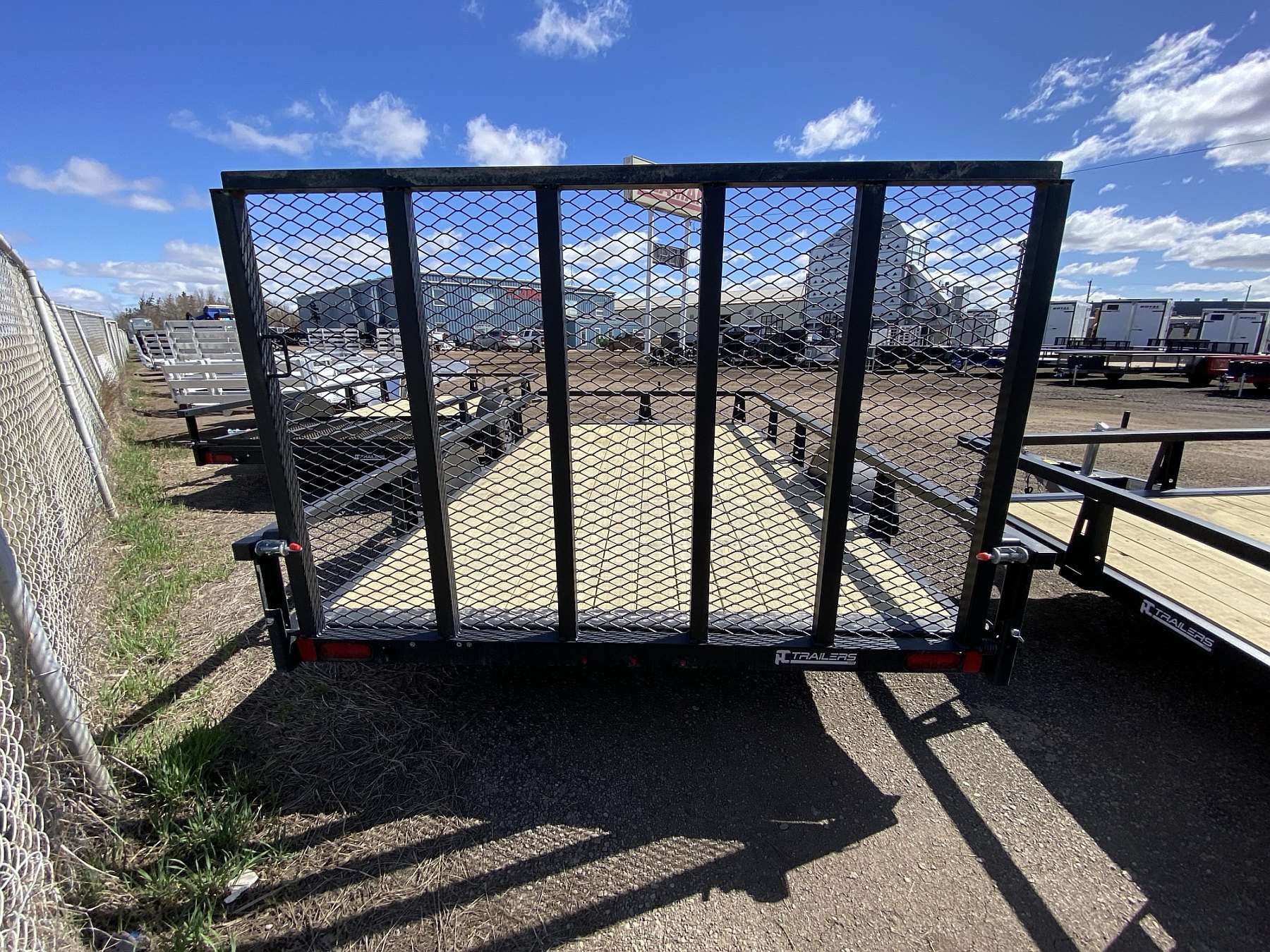 2026 HTC 7'x12' Steel Single Axle Utility Trailer