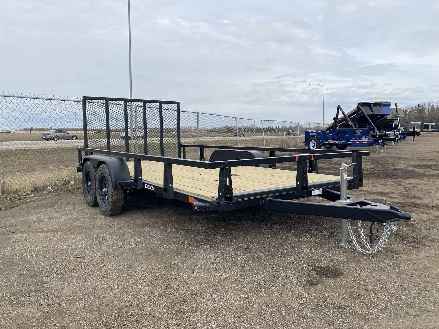 2026 HTC 7'x14' Steel Tandem Axle Utility Trailer