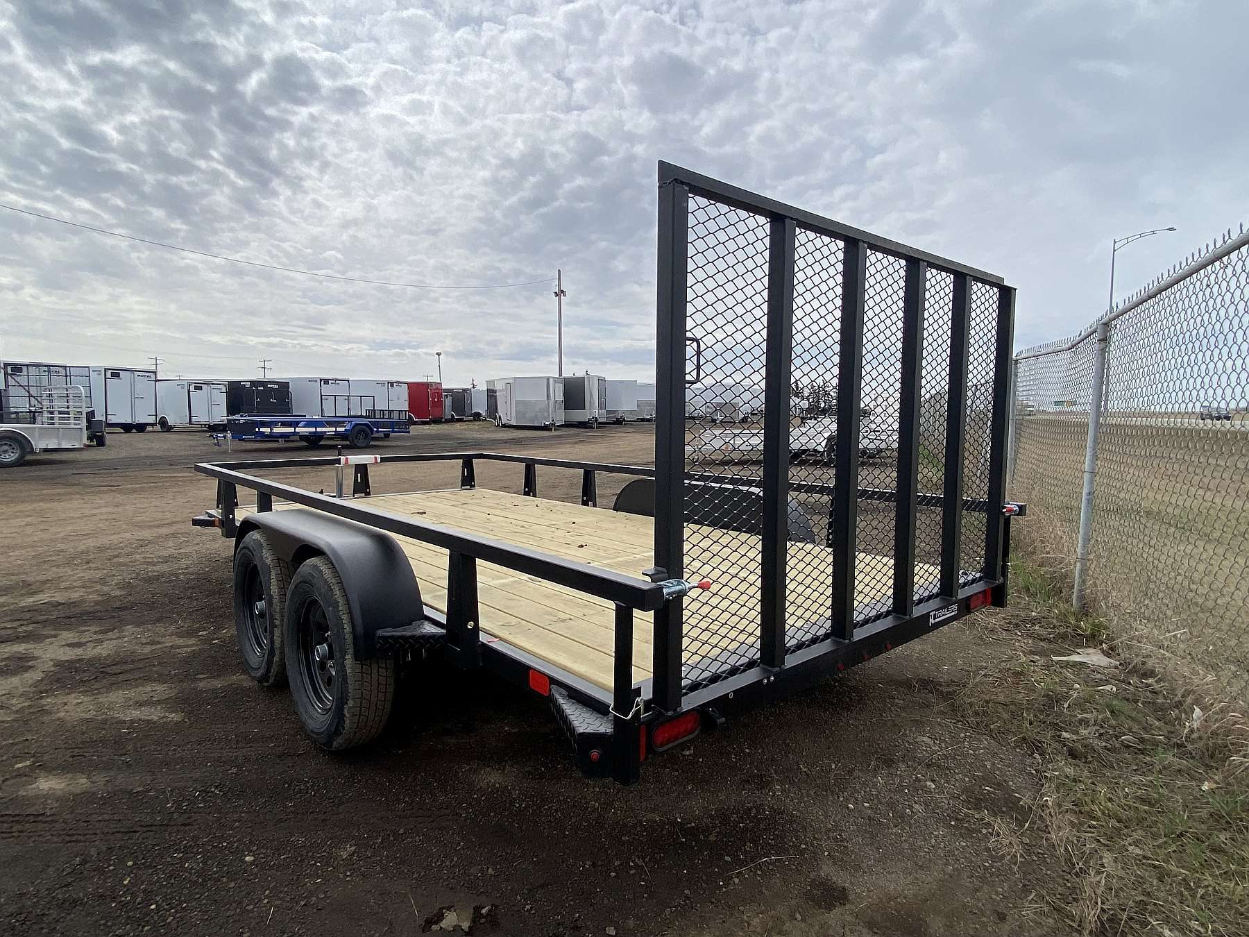 2026 HTC 7'x14' Steel Tandem Axle Utility Trailer