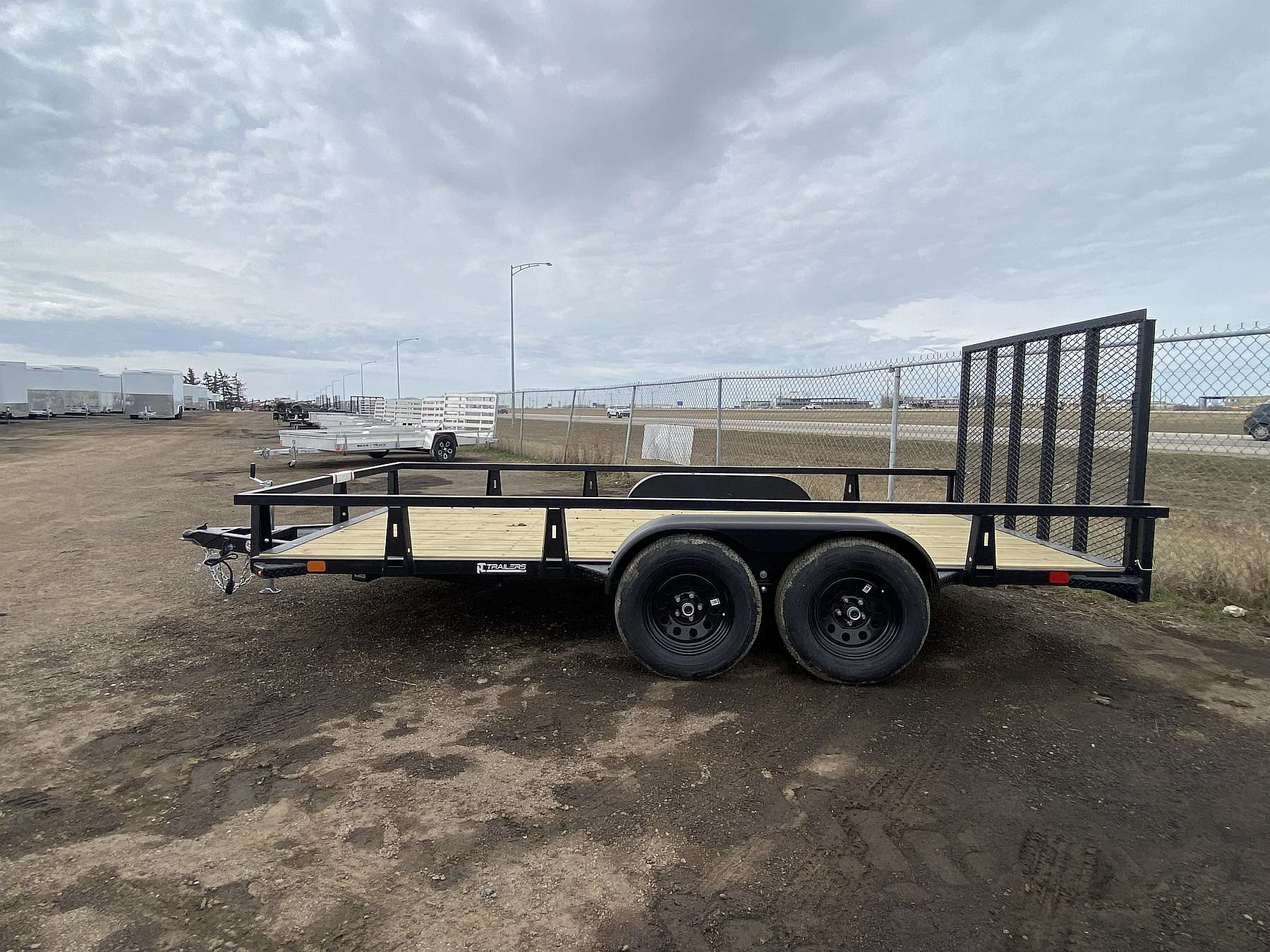 2026 HTC 7'x14' Steel Tandem Axle Utility Trailer