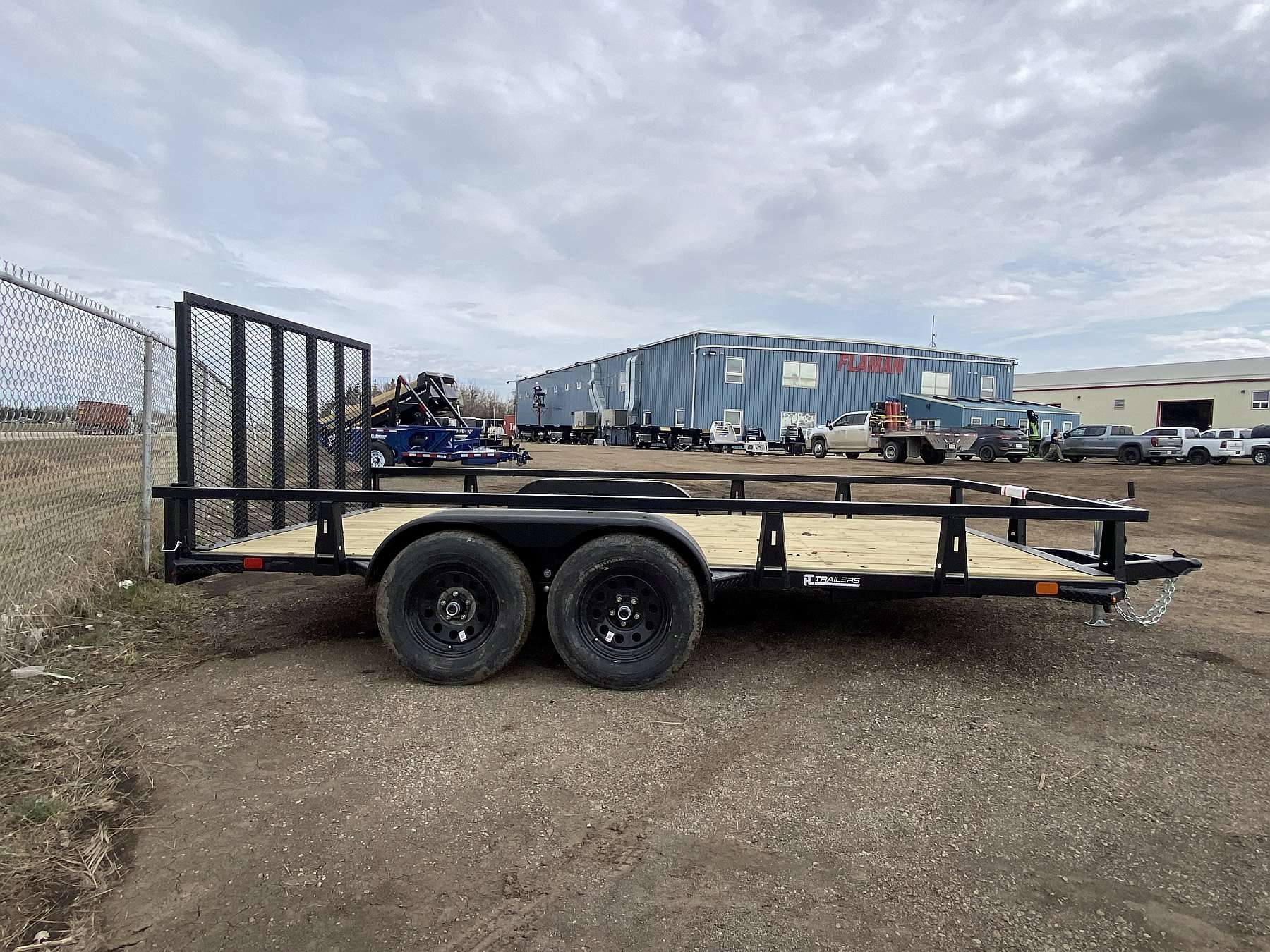 2026 HTC 7'x14' Steel Tandem Axle Utility Trailer