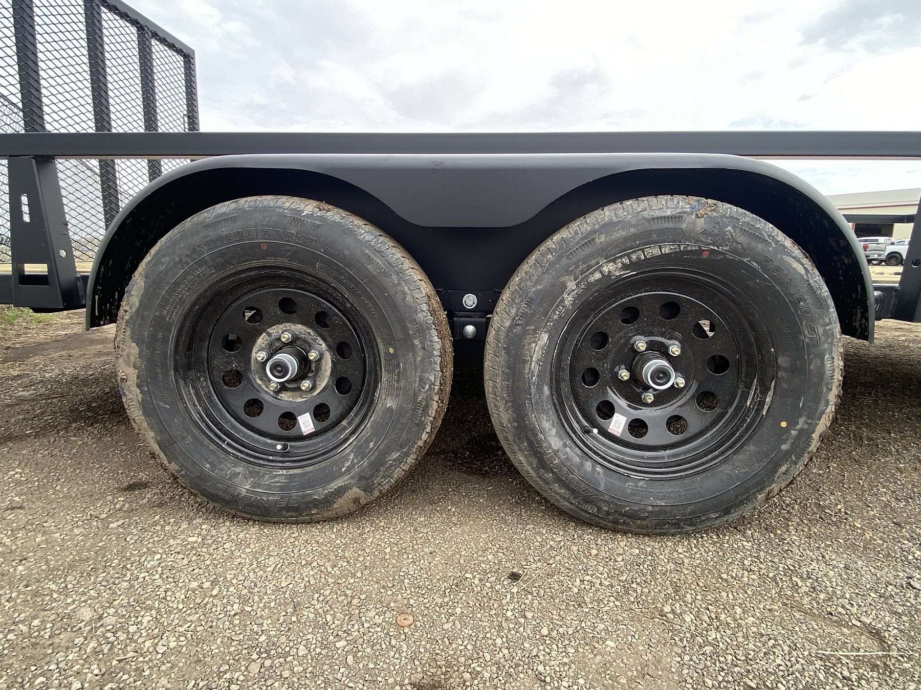 2026 HTC 7'x14' Steel Tandem Axle Utility Trailer