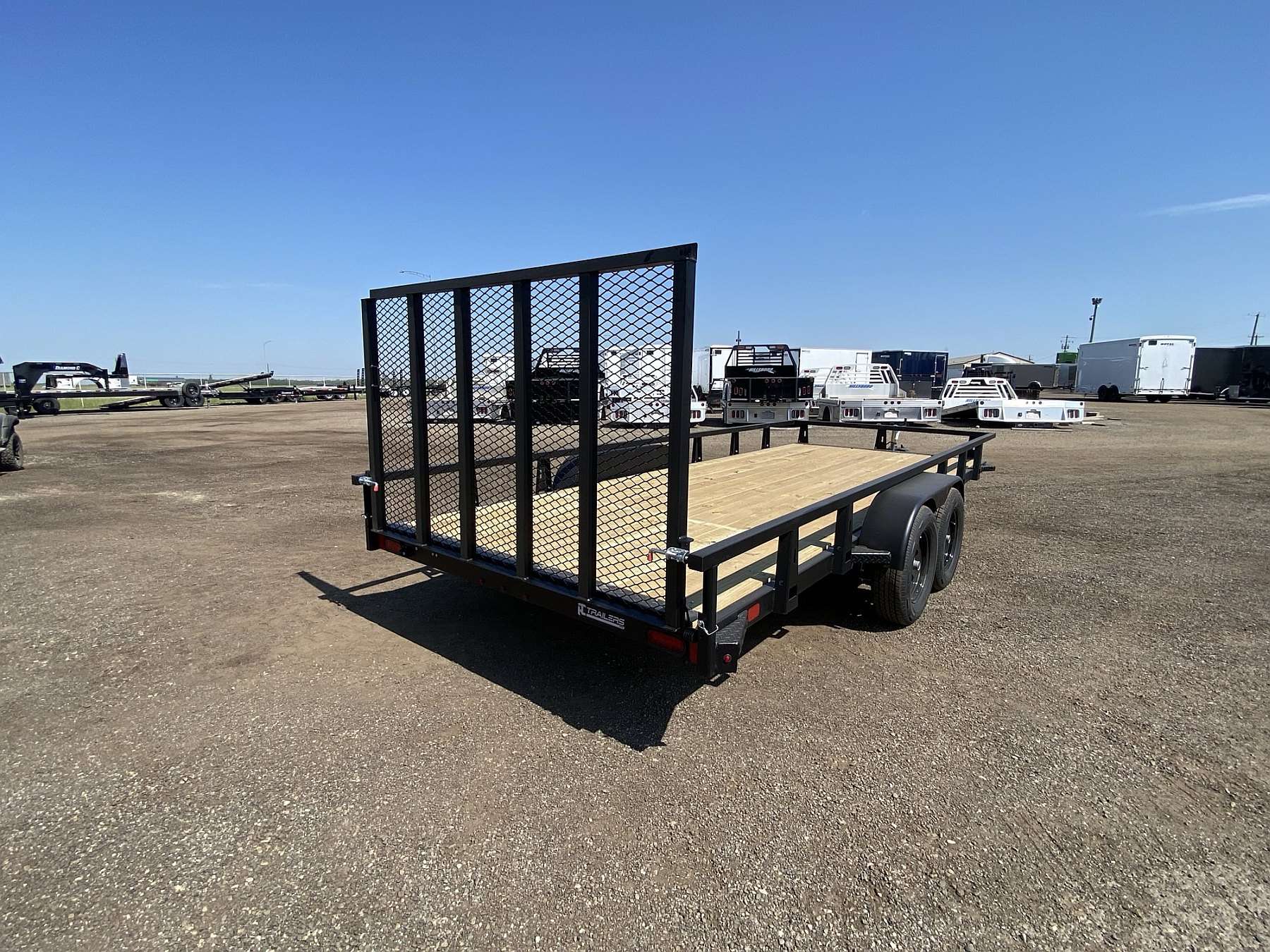 2026 HTC 7'x18' Steel Tandem Axle Utility Trailer