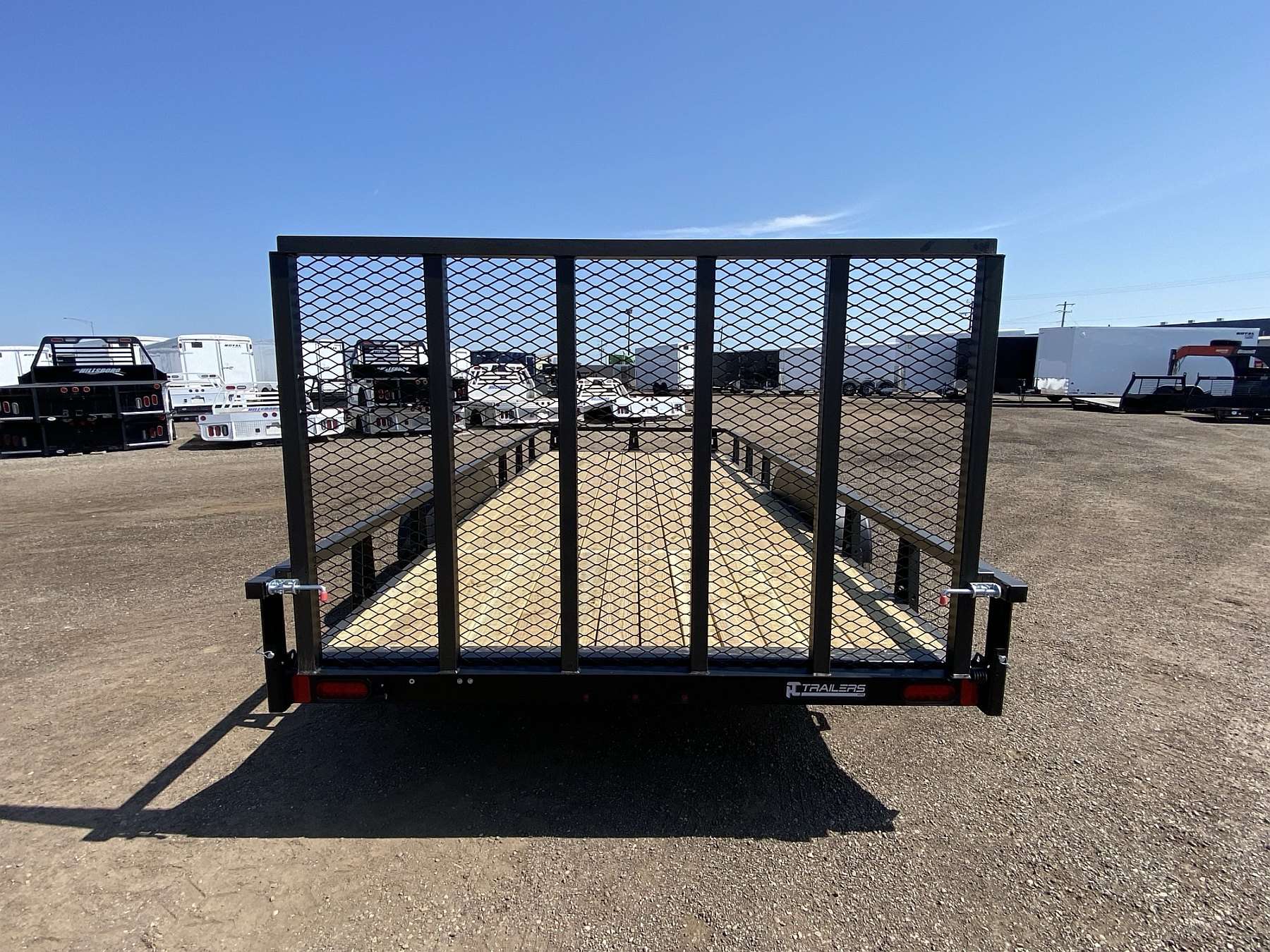 2026 HTC 7'x18' Tandem Axle Steel Utility Trailer