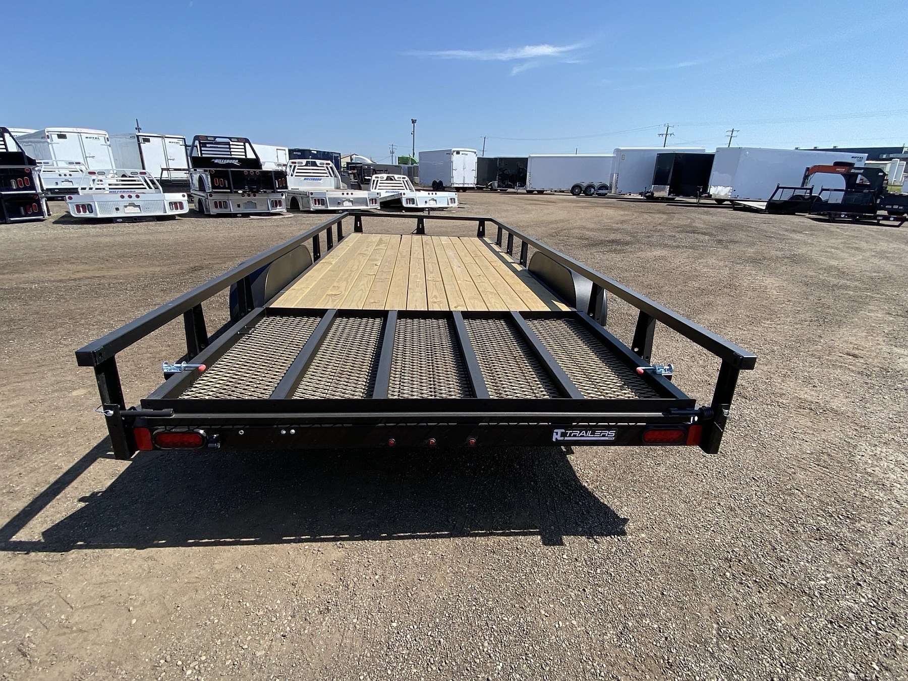 2026 HTC 7'x18' Tandem Axle Steel Utility Trailer