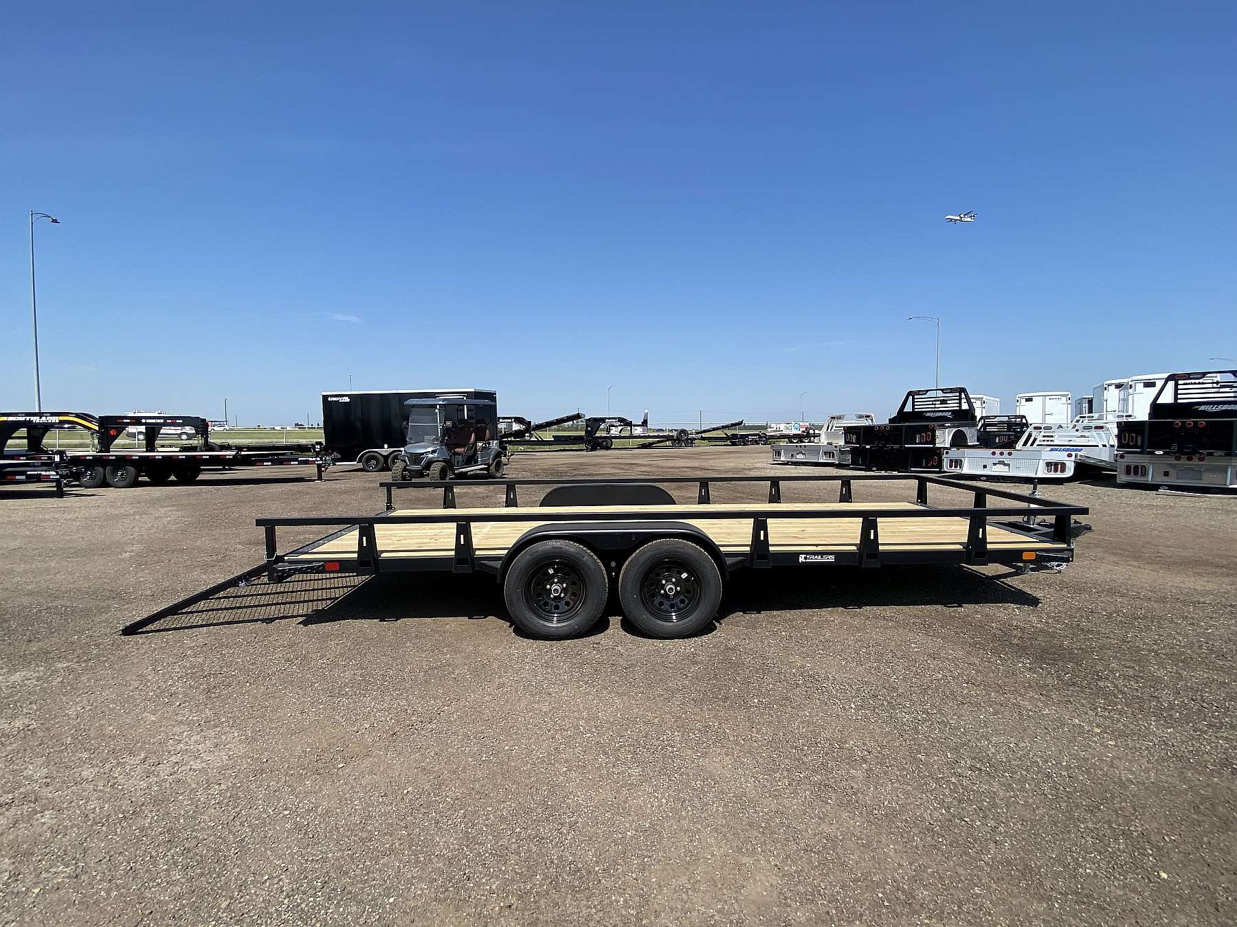 2026 HTC 7'x18' Tandem Axle Steel Utility Trailer