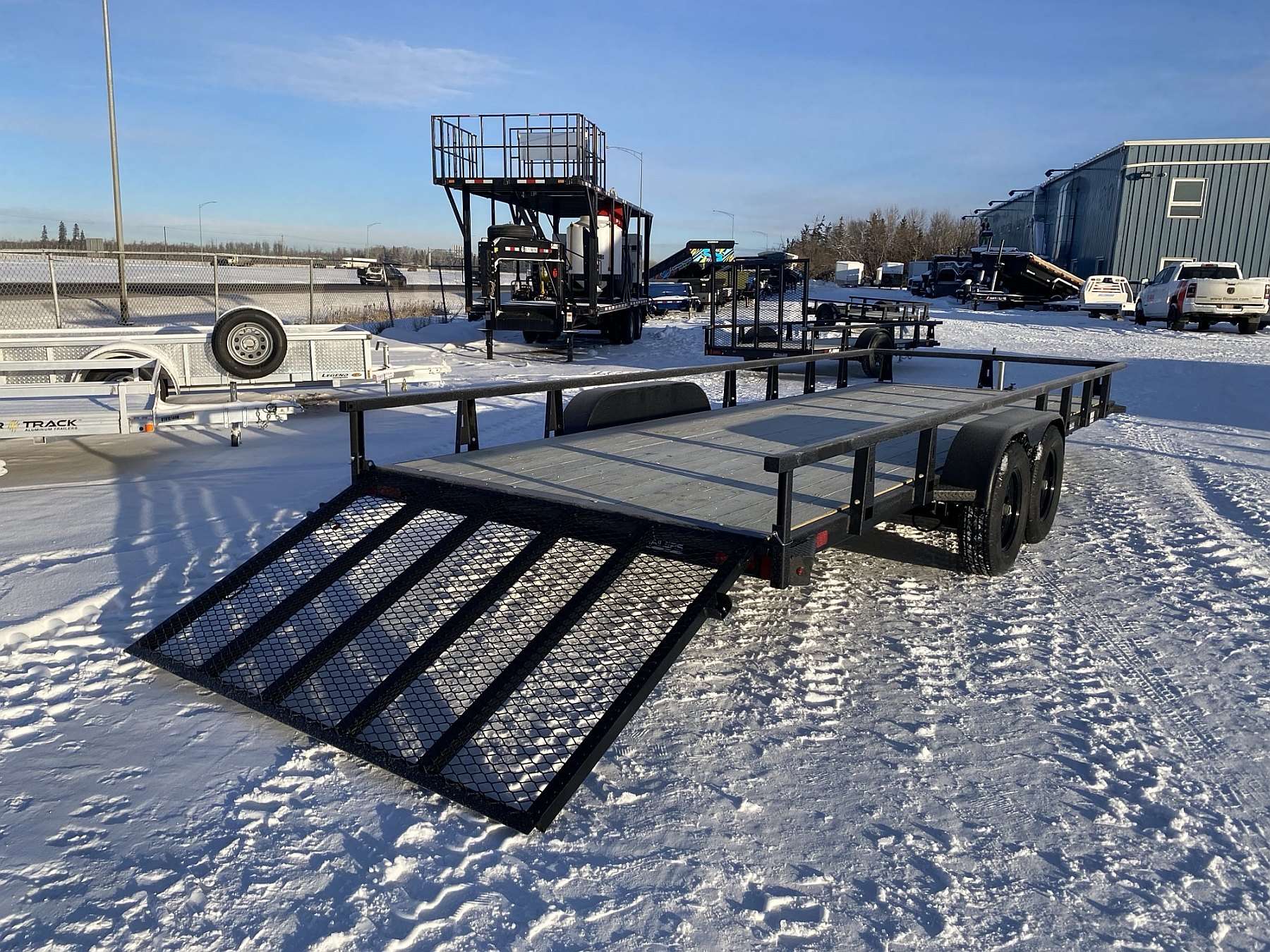 2026 HTC 7'x20' Steel Tandem Axle Utility Trailer