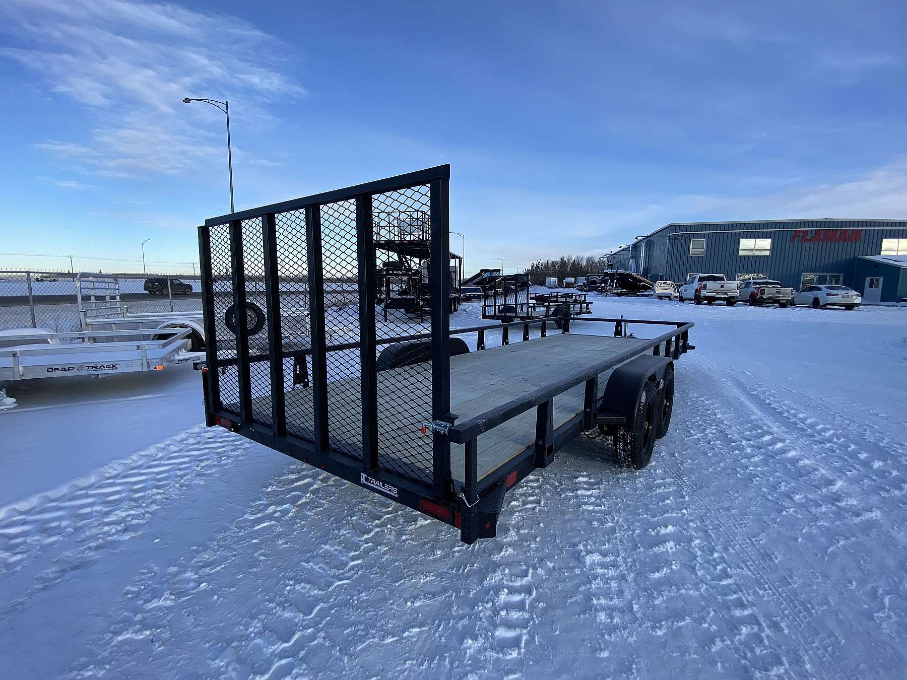 2026 HTC 7'x20' Steel Tandem Axle Utility Trailer