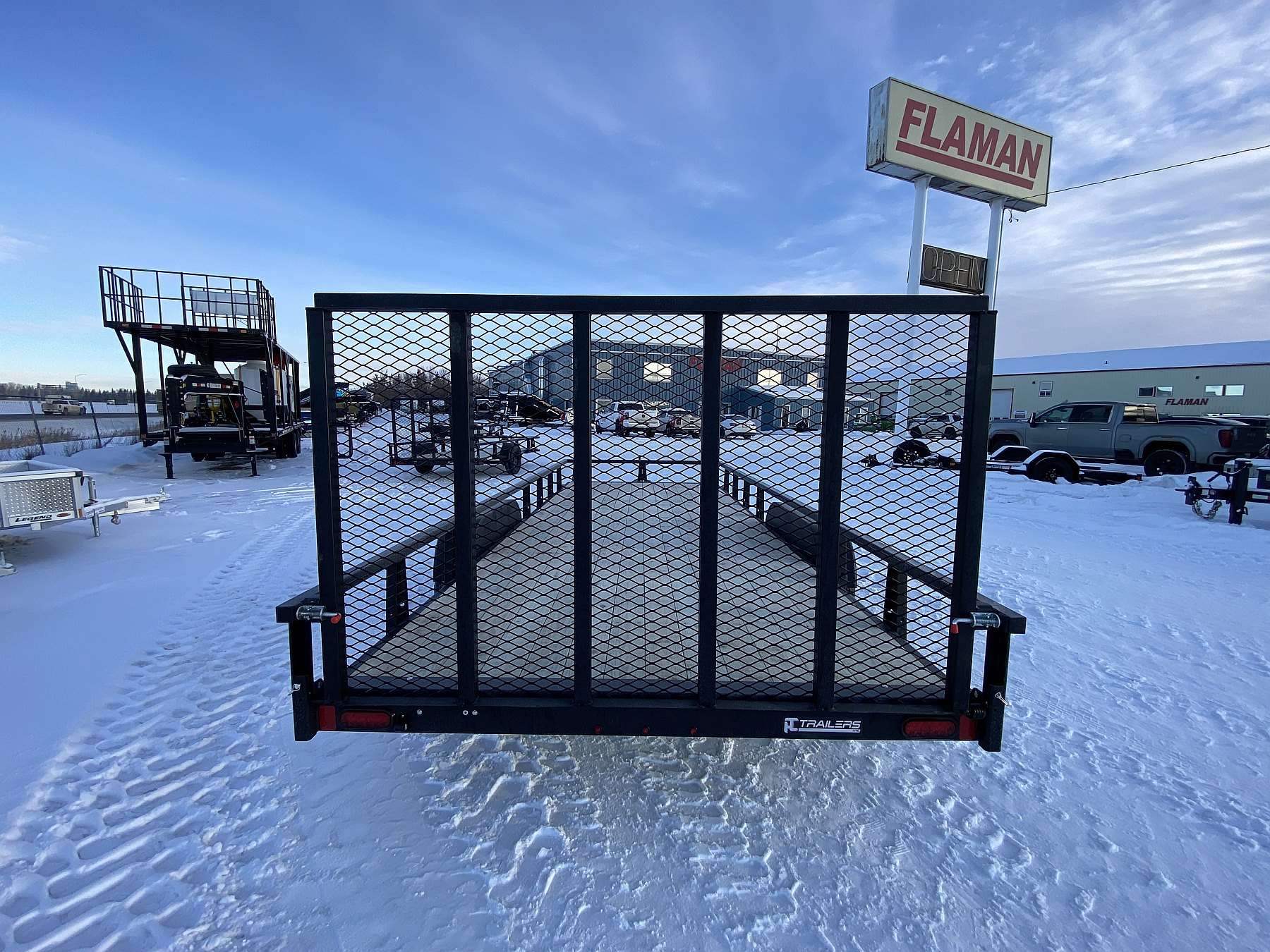 2026 HTC 7'x20' Steel Tandem Axle Utility Trailer