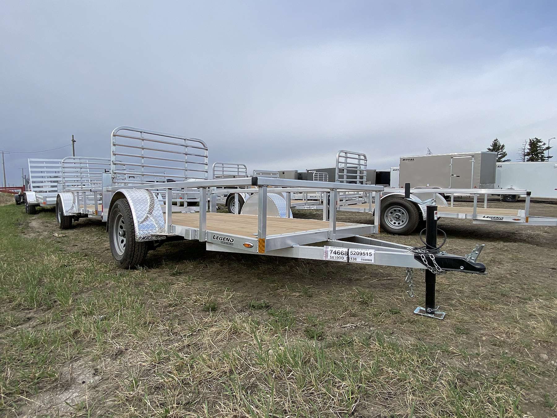 2026 Legend 5'x10' Deluxe Aluminum Utility Trailer