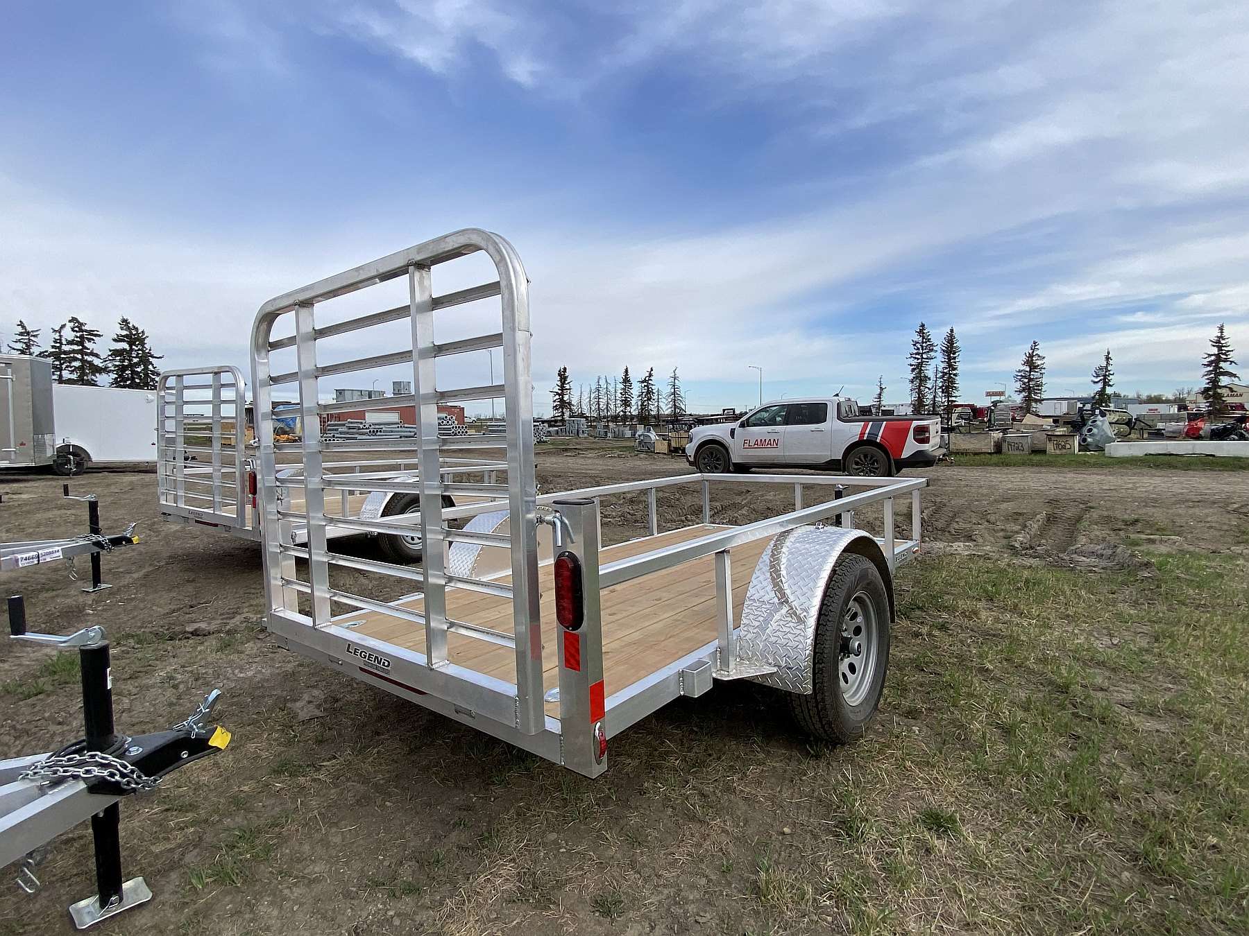 2026 Legend 5'x10' Deluxe Aluminum Utility Trailer
