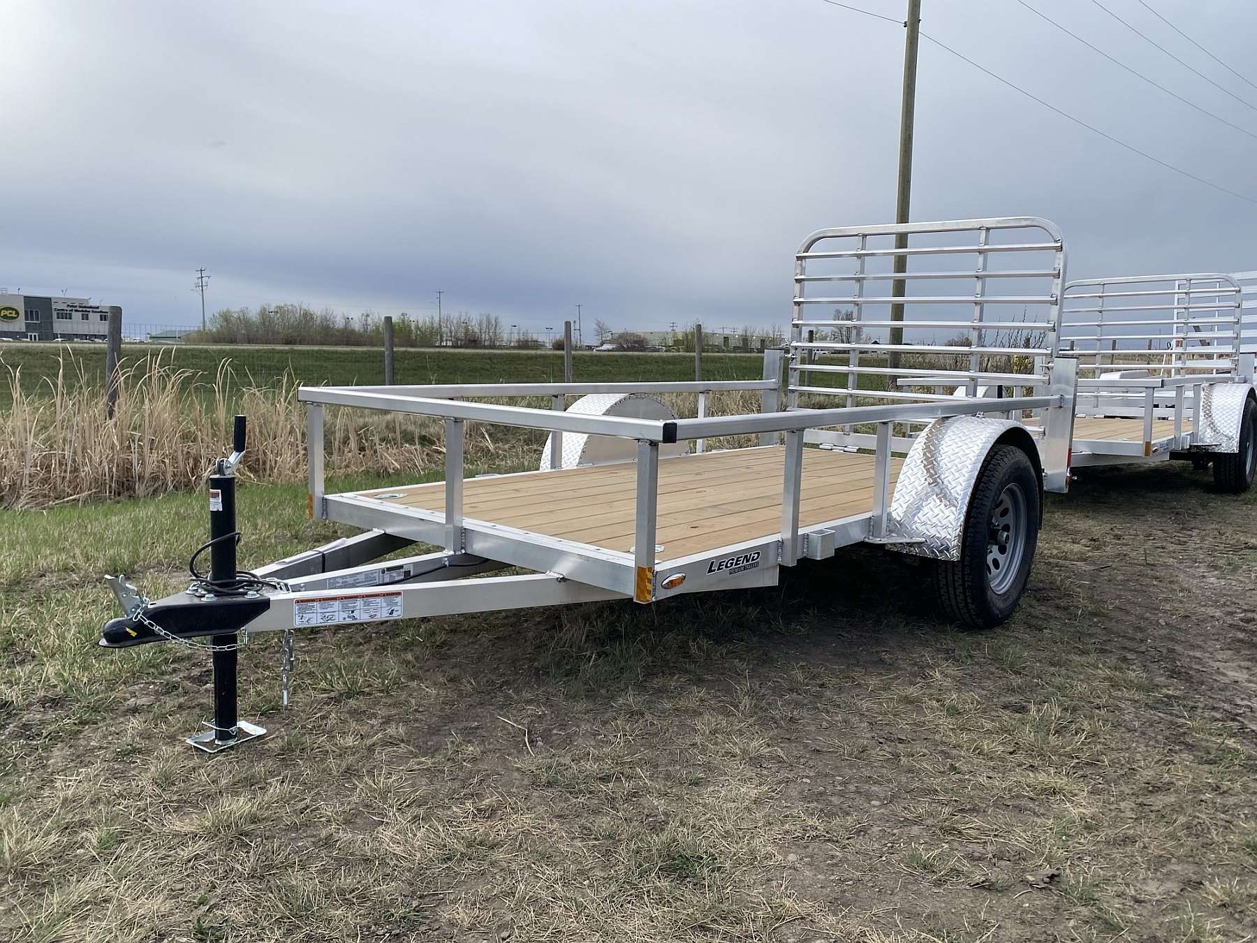 2026 Legend 5'x10' Deluxe Aluminum Utility Trailer